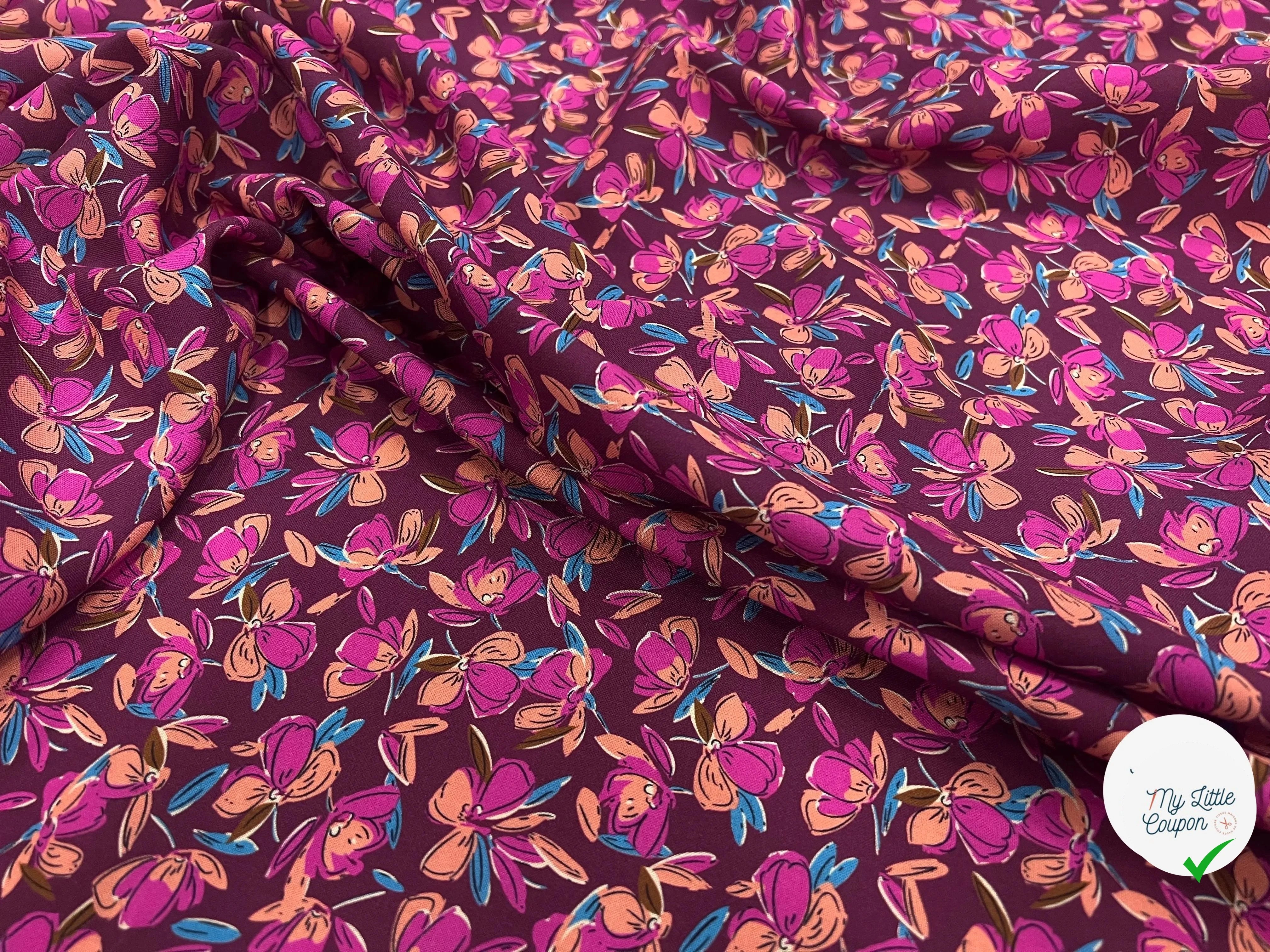VISCOSE BLOSSOM PRUNE PRINT - My Little Coupon