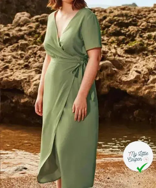 VISCOSE ECOVERO™ LENZING™ SAUGE - My Little Coupon