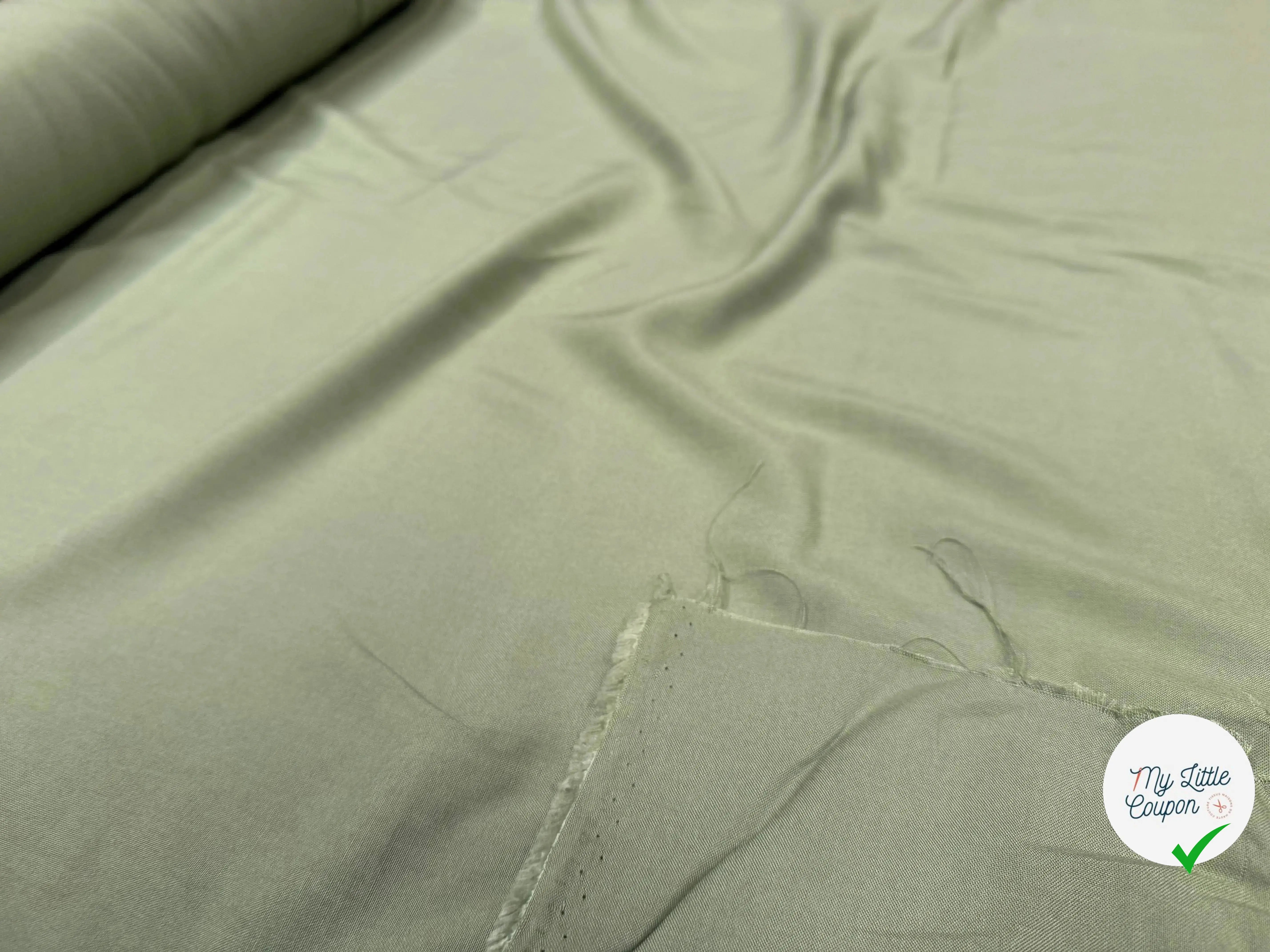 VISCOSE ECOVERO™ LENZING™ SAUGE - My Little Coupon