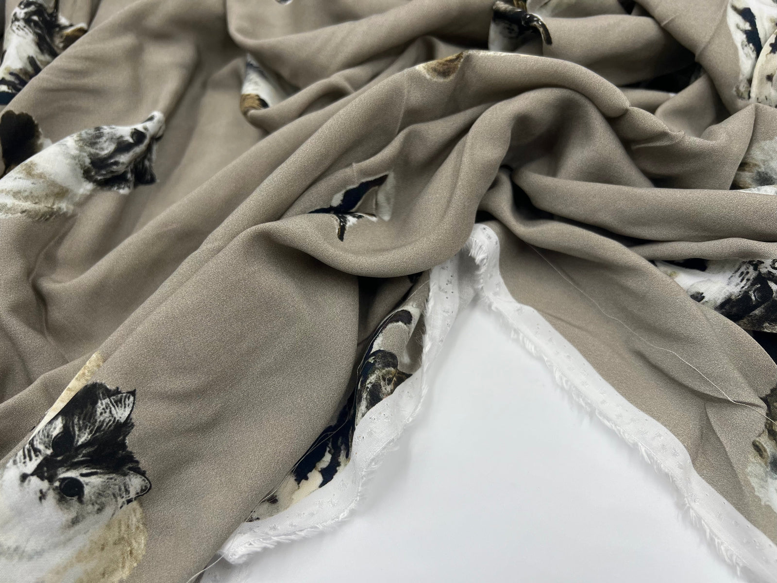 VISCOSE IMPRIMÉE ADORABLE CHAT MSO