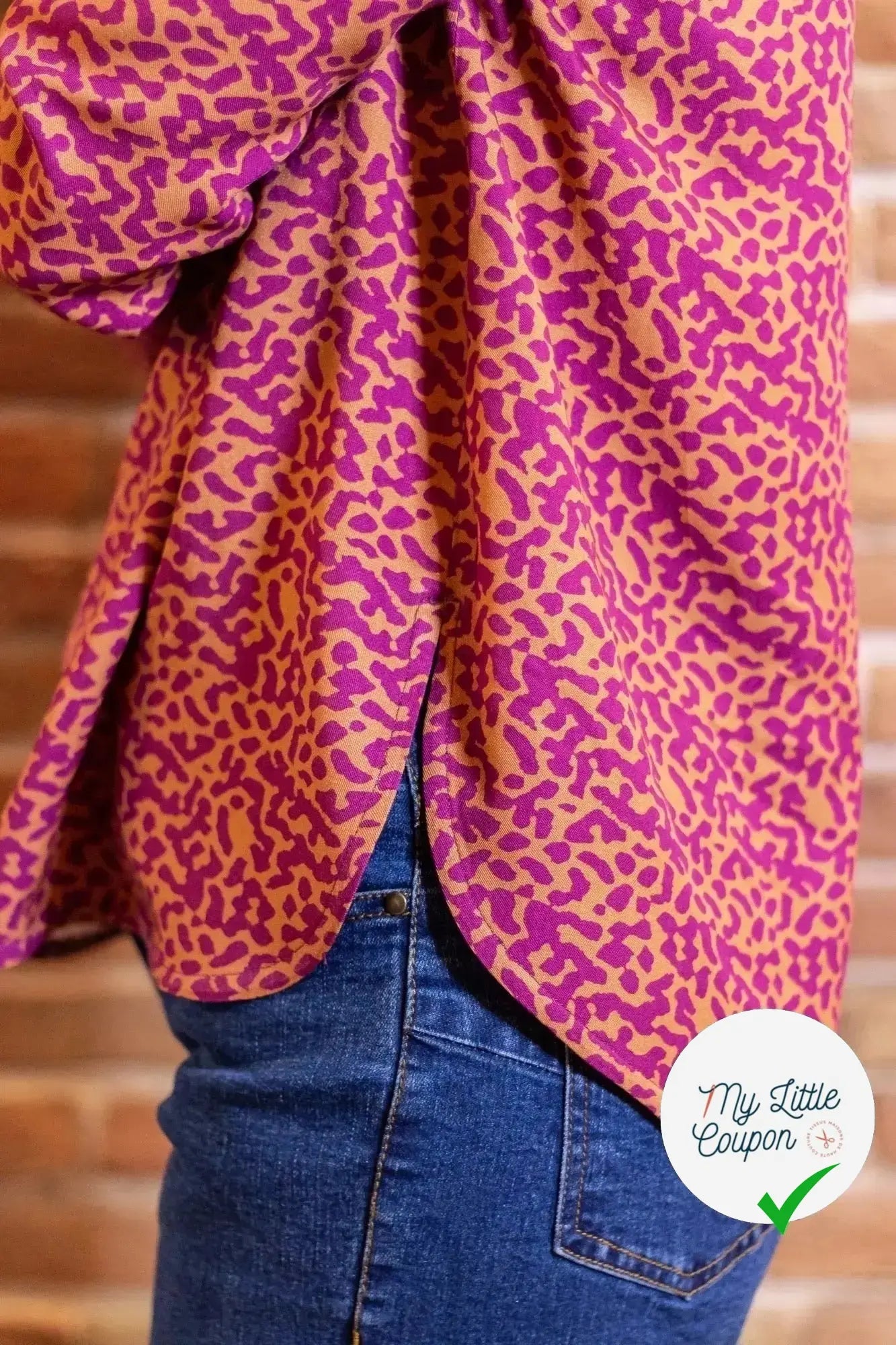 VISCOSE IMPRIMÉE FINEMENT SERGEE LEO - My Little Coupon
