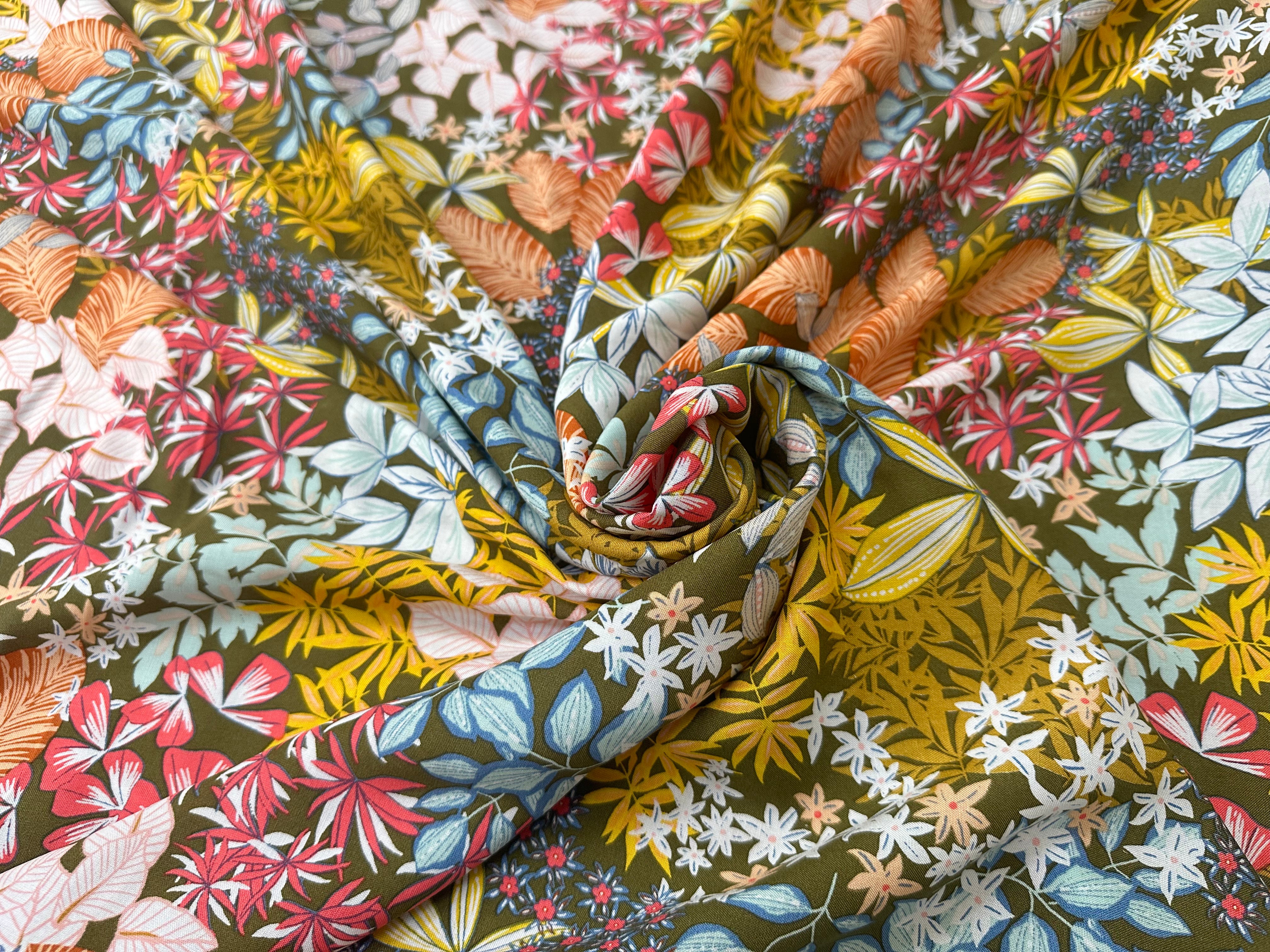 (Chute) VISCOSE MAELLE KAKI OEKO-TEX - My Little Coupon