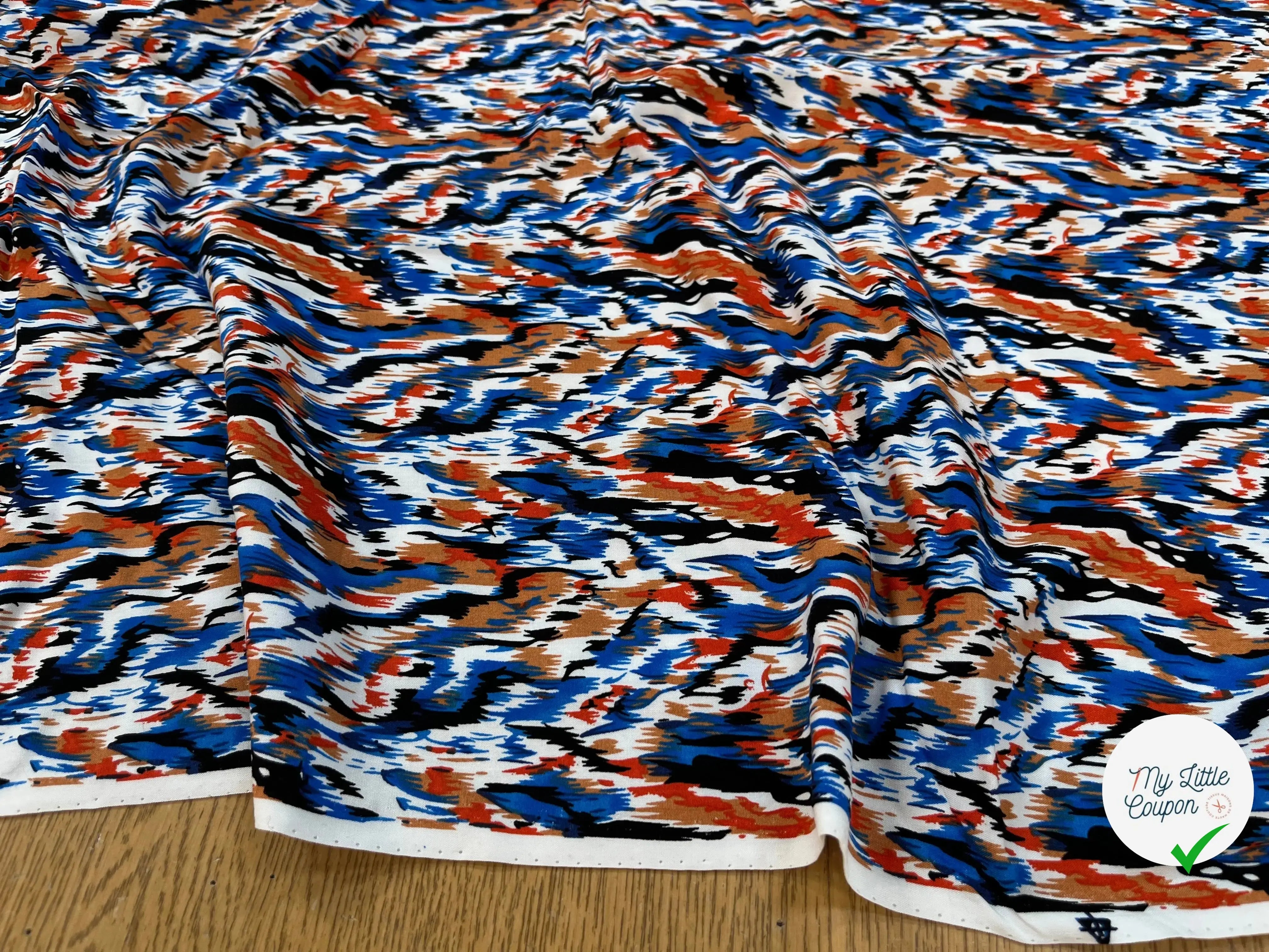 VISCOSE MOTIF TIGRÉ - My Little Coupon