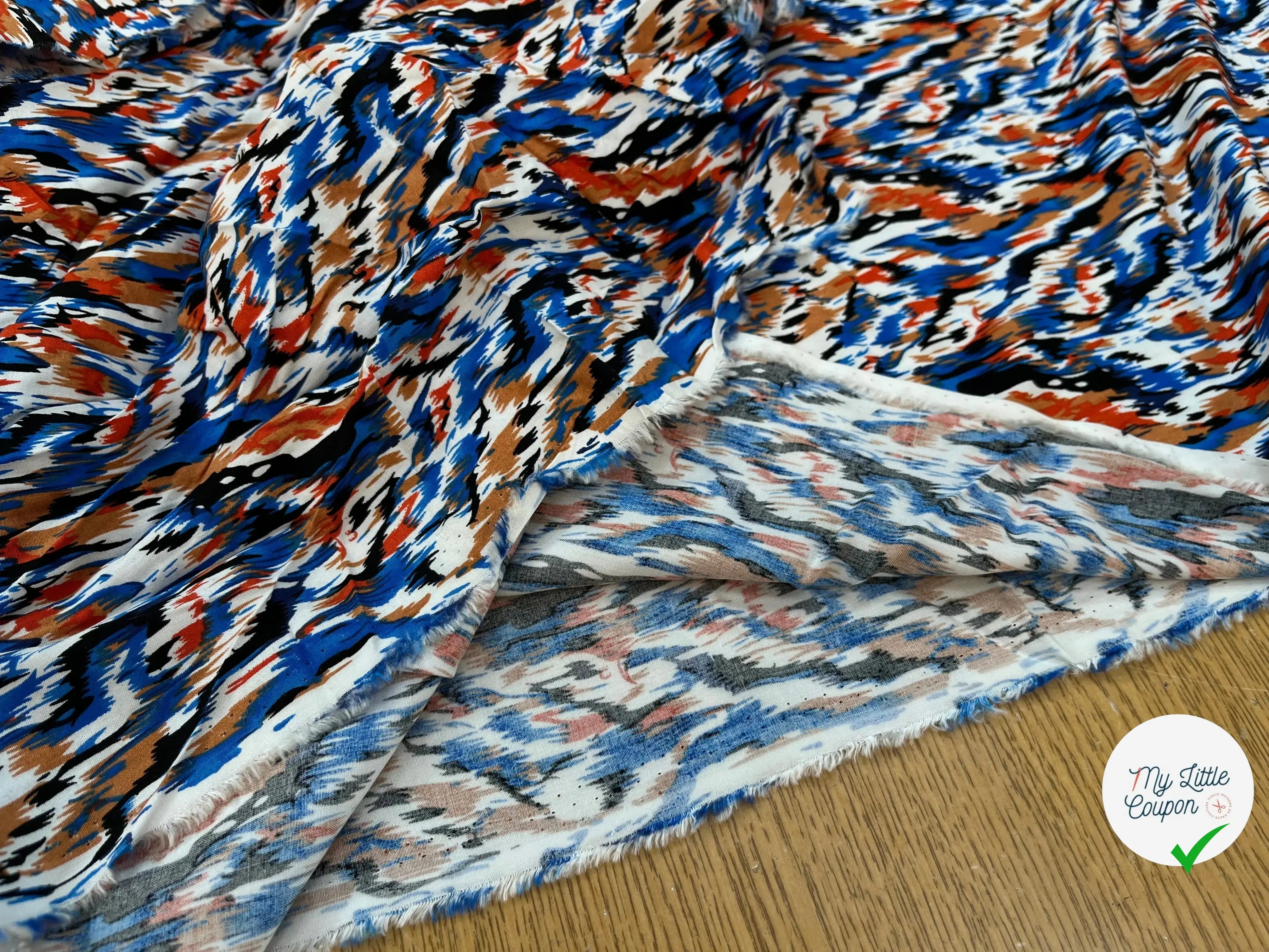 VISCOSE MOTIF TIGRÉ - My Little Coupon