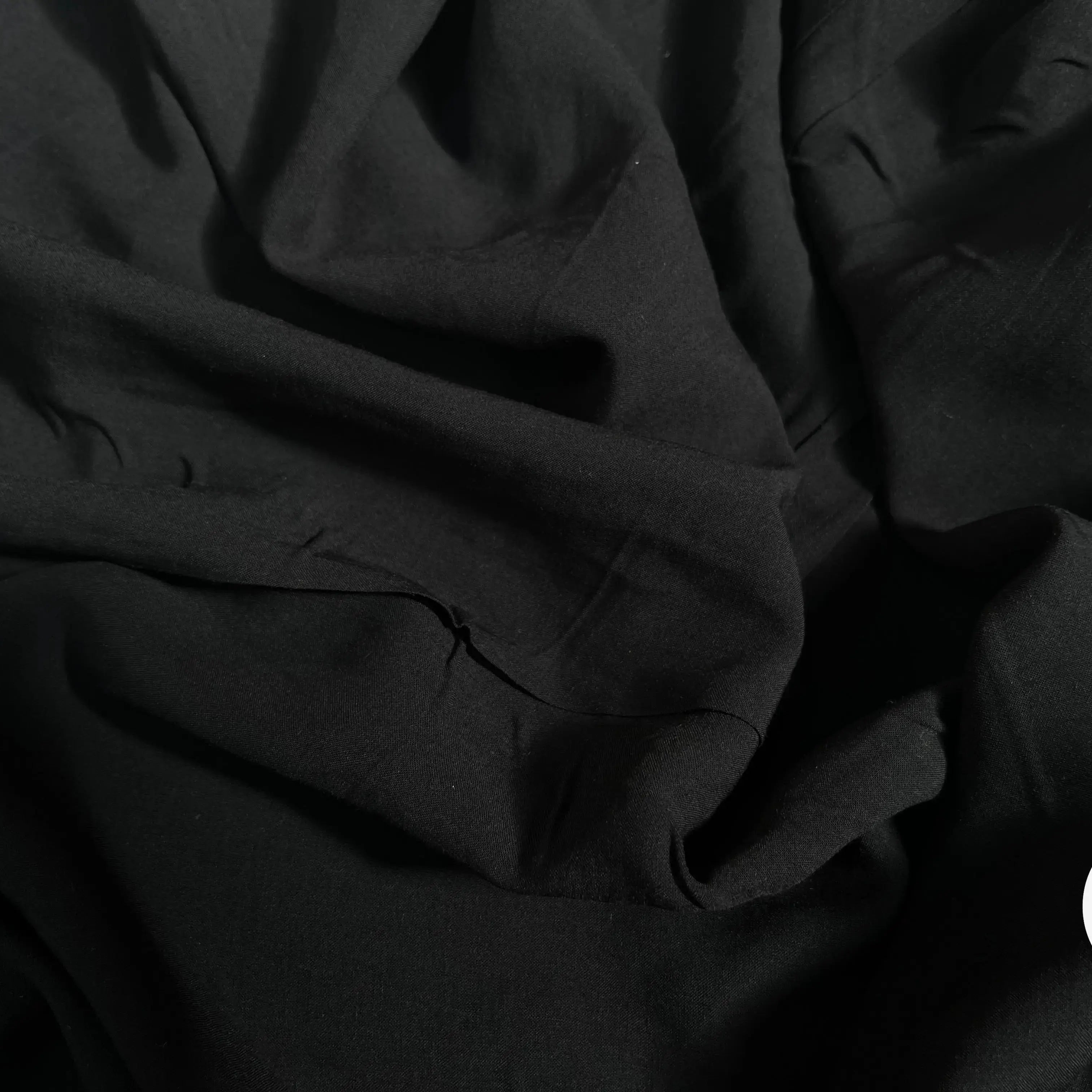 VISCOSE UNIE NOIR FLUIDE - My Little Coupon