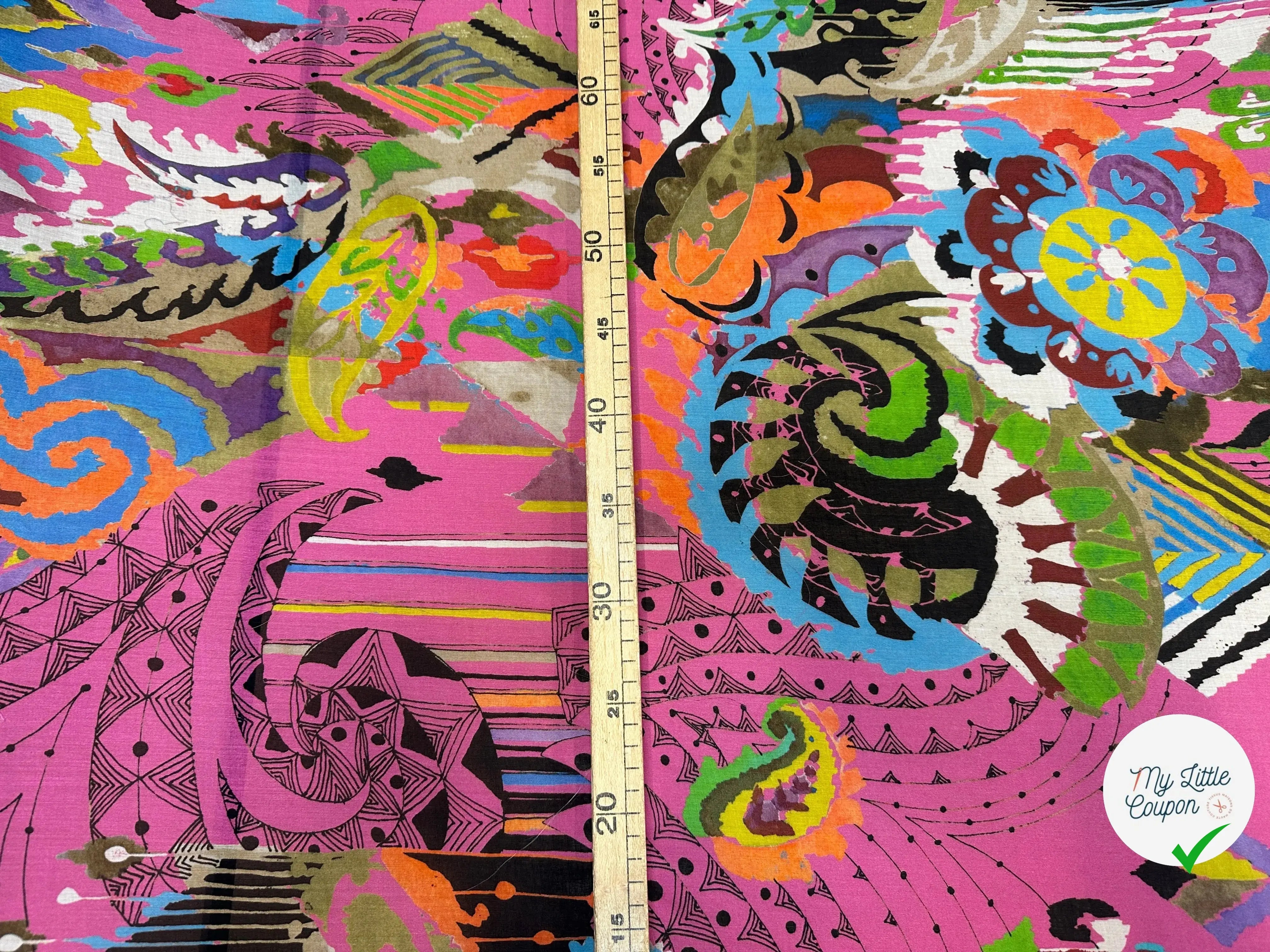 VOILE DE COTON AQUARELLA ROSIE JOYEUXÂ - My Little Coupon