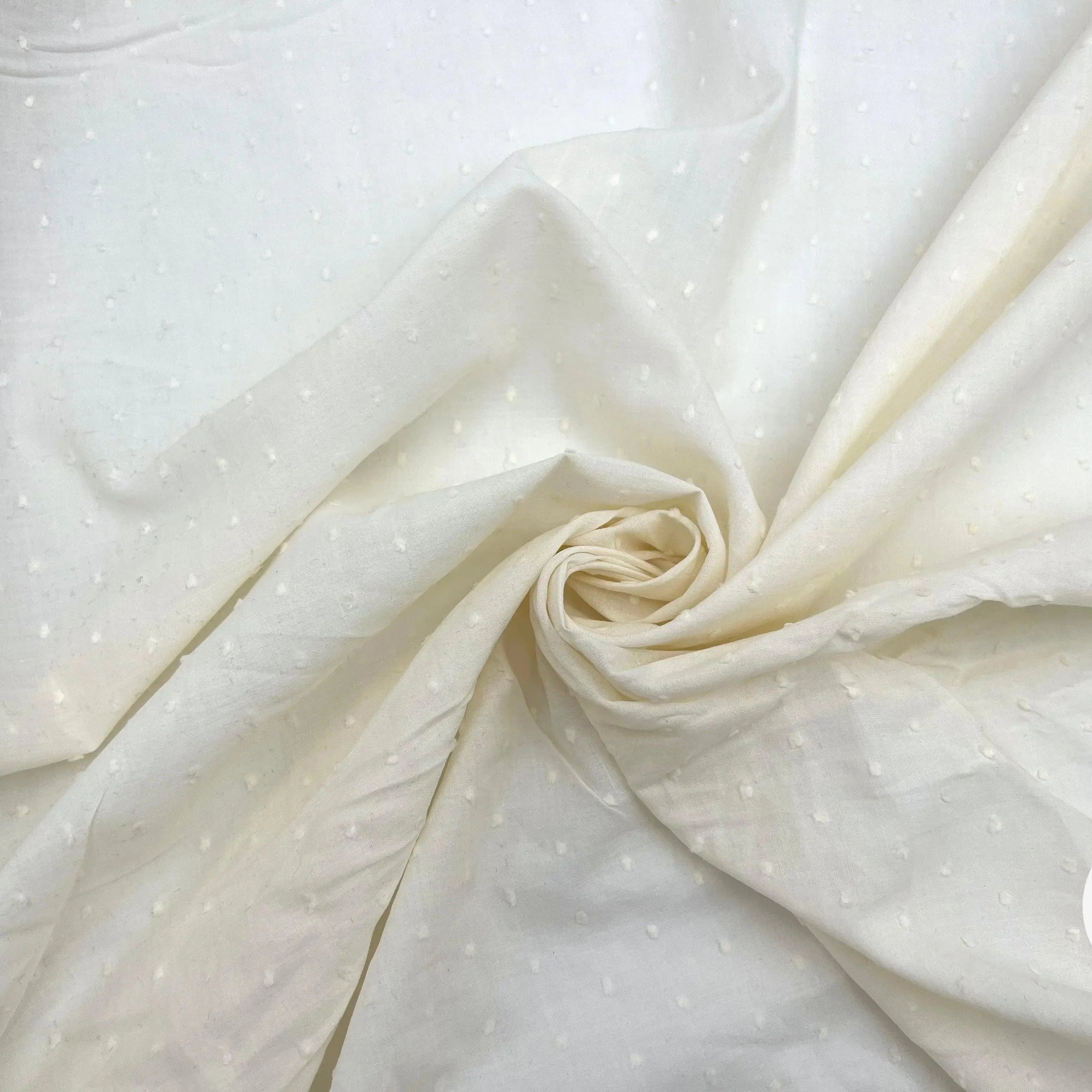 VOILE DE COTON PLUMETIS NATUREL - My Little Coupon - tissu - coudre