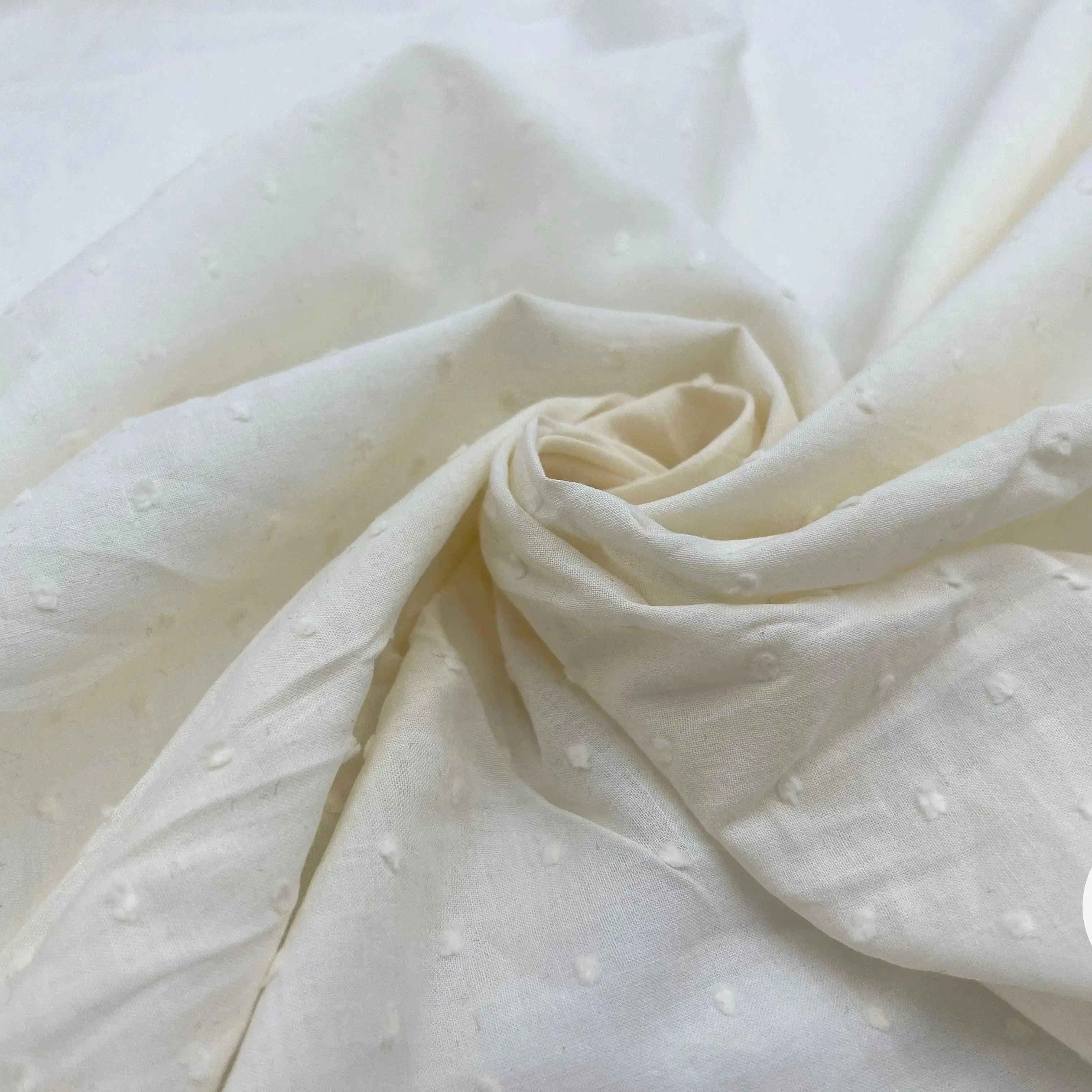 VOILE DE COTON PLUMETIS NATUREL - My Little Coupon - tissu - coudre