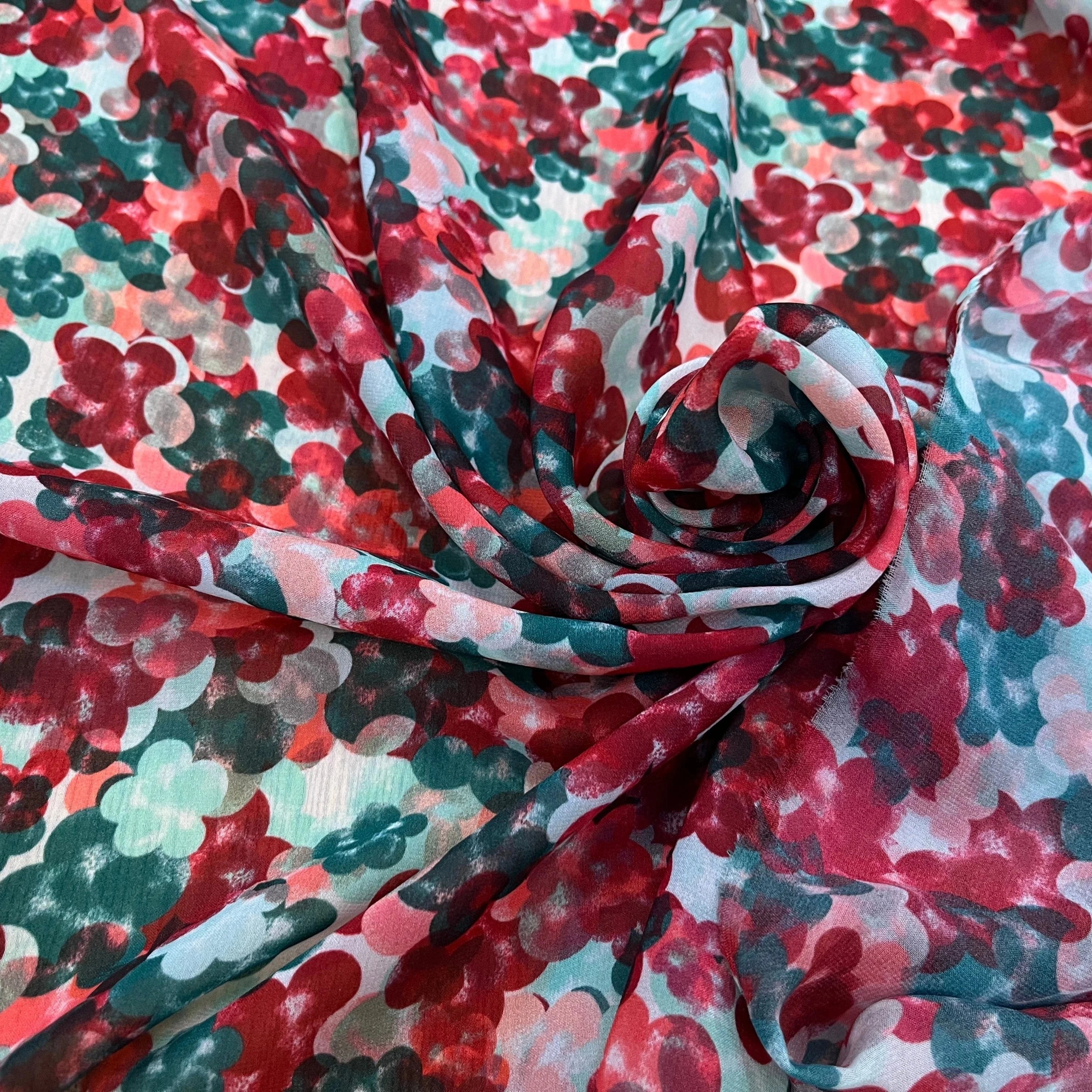 VOILE POLYESTER PASTILLE - My Little Coupon