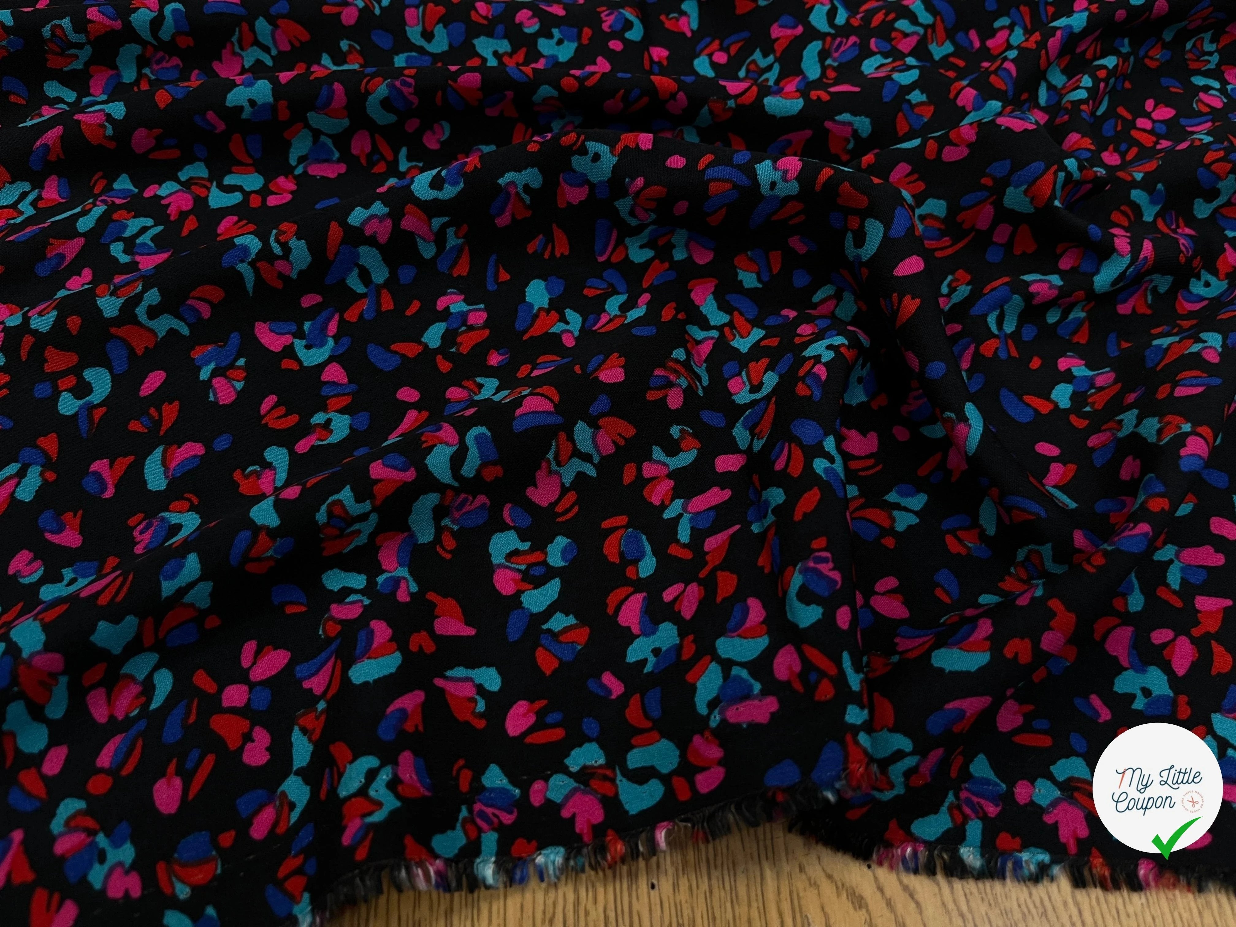 WOOLPEACH FOND NOIR IMPRIMÉ MULTICOLORES - My Little Coupon