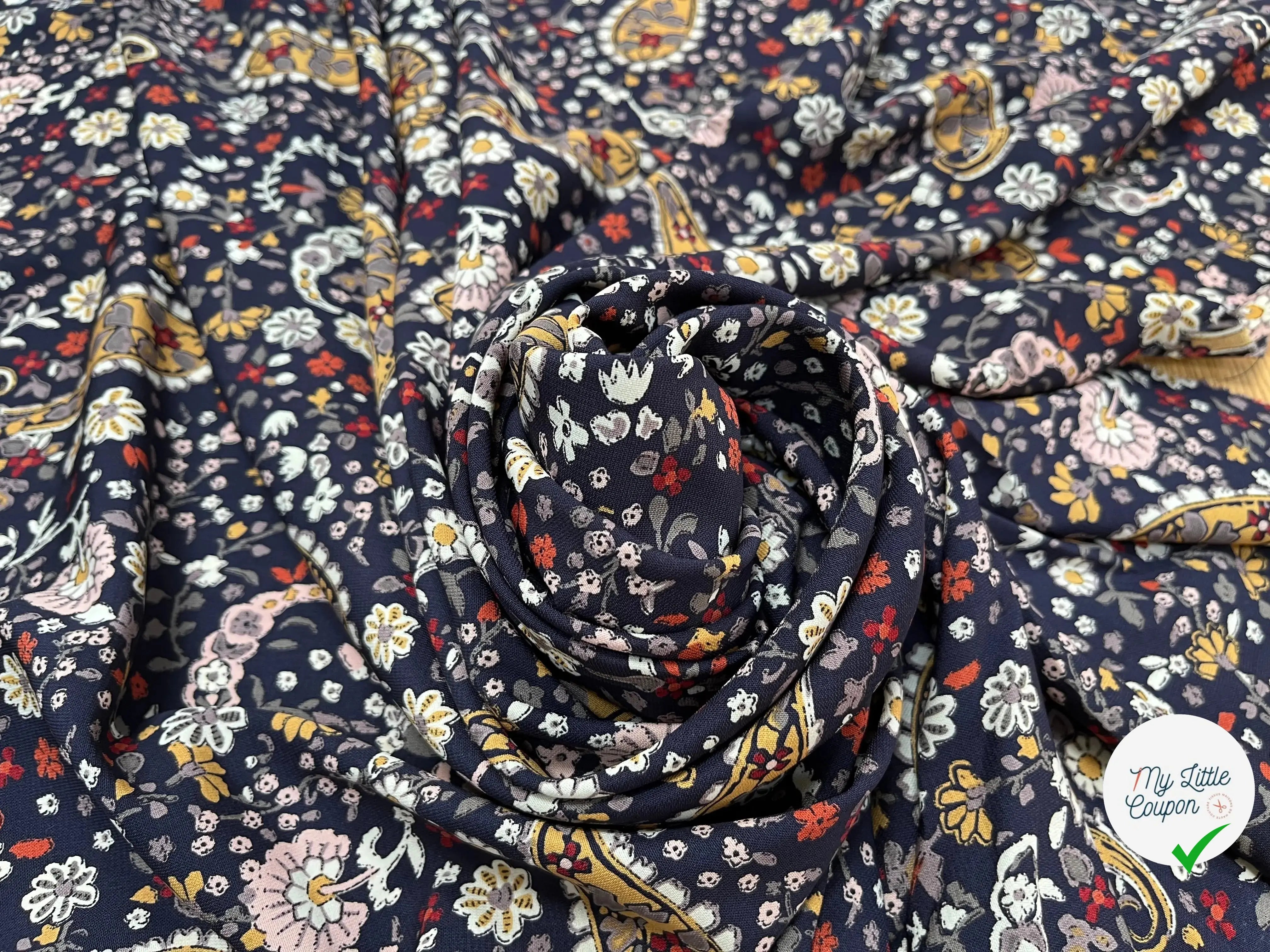 WOOLPEACH PAISLEY MARRON - My Little Coupon