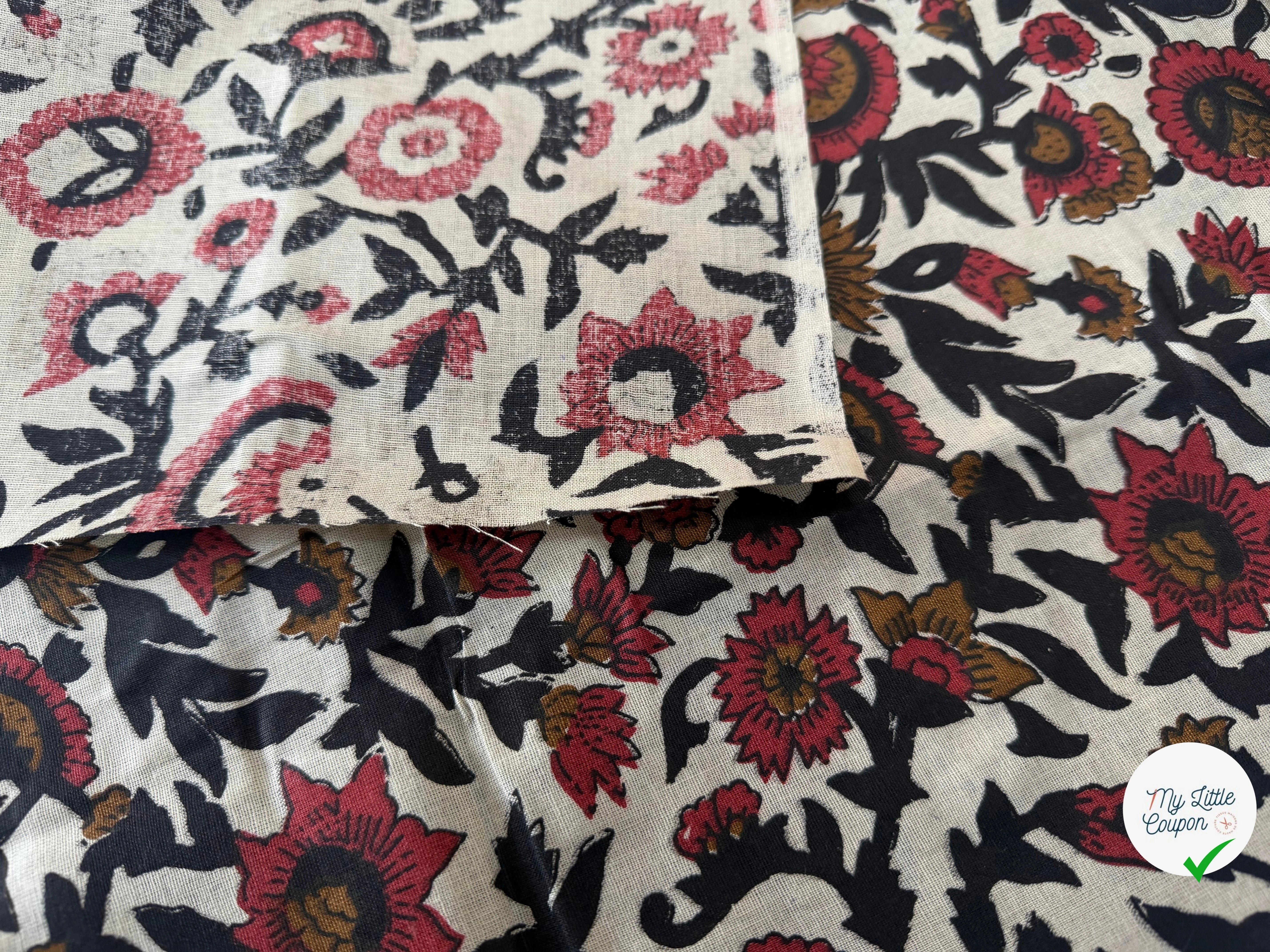 TISSU INDIEN ESPRIT LIN 2 - My Little Coupon