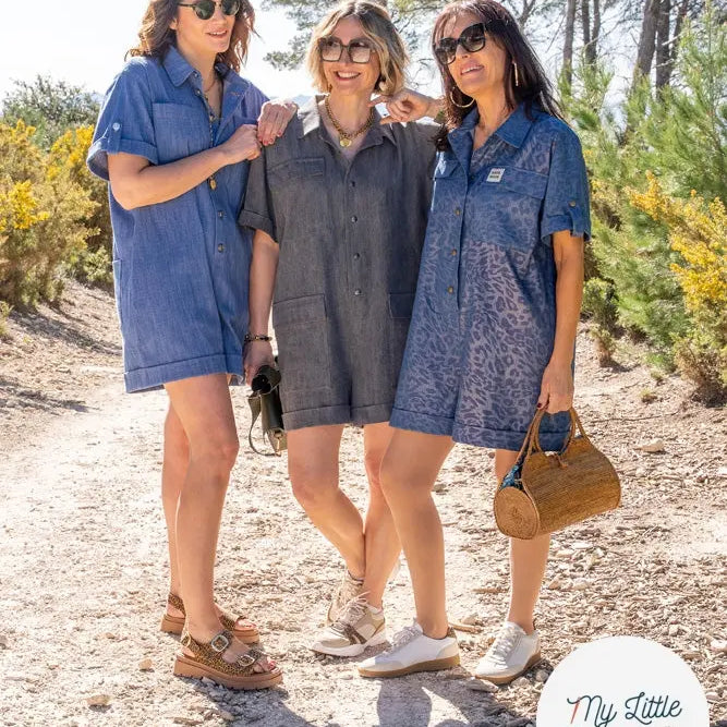 Combinaison/Chemise Courtney - Tailles 50 à 60 - My Little Coupon