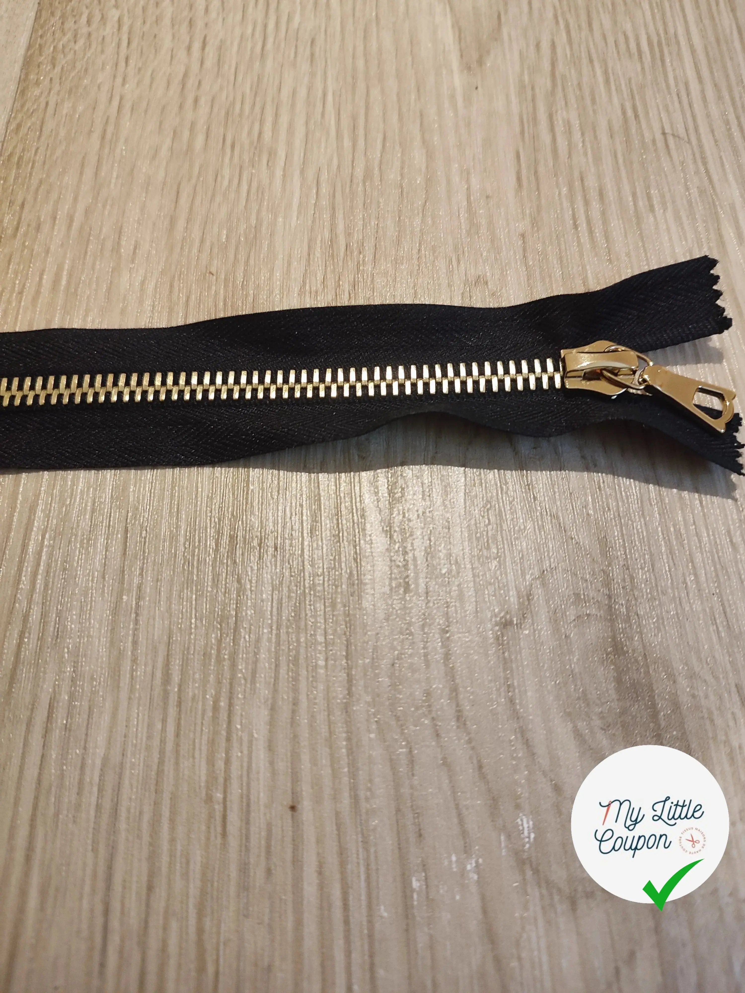 FERMETURE RIRI METAL SÉPARABLE 90CM NOIR M8 - My Little Coupon