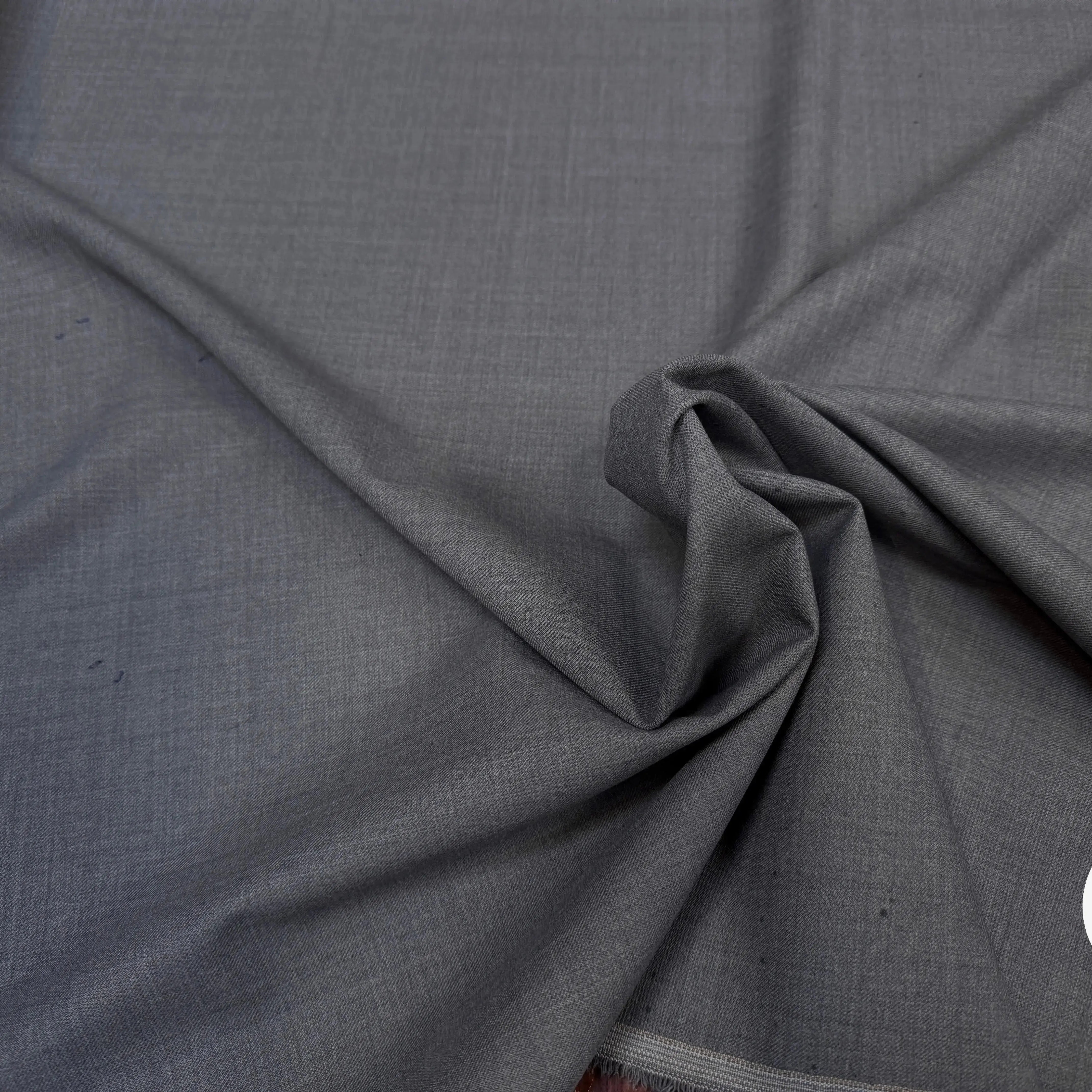 DRAPERIE SERGÉE SUPER 100 GRIS CARREMAN STRETCH - My Little Coupon