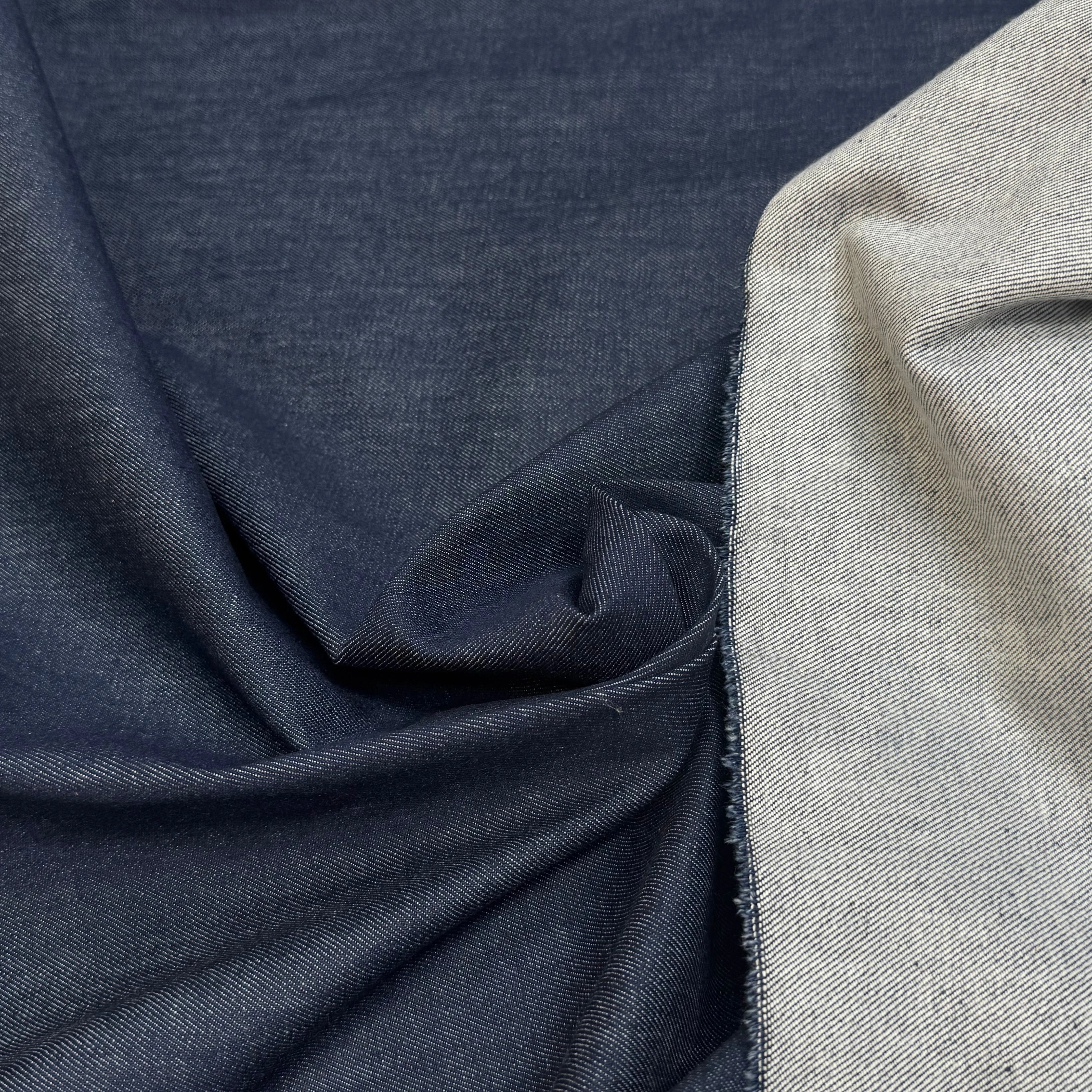 DENIM 97% COTON STRETCH MARINE/SIOUX - My Little Coupon
