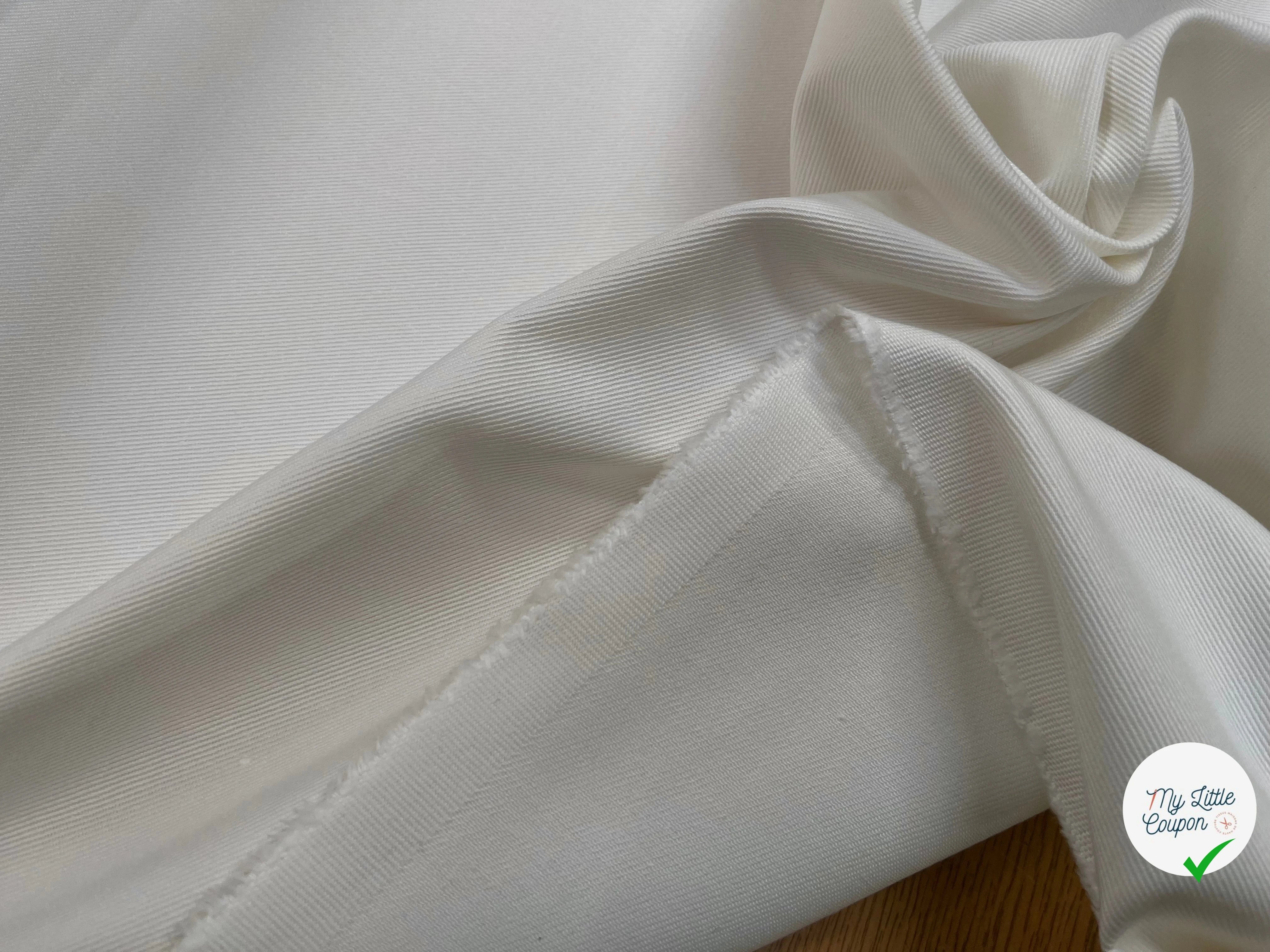 DENIM BLANC LÉGÈREMENT CASSÉ 145CM - My Little Coupon