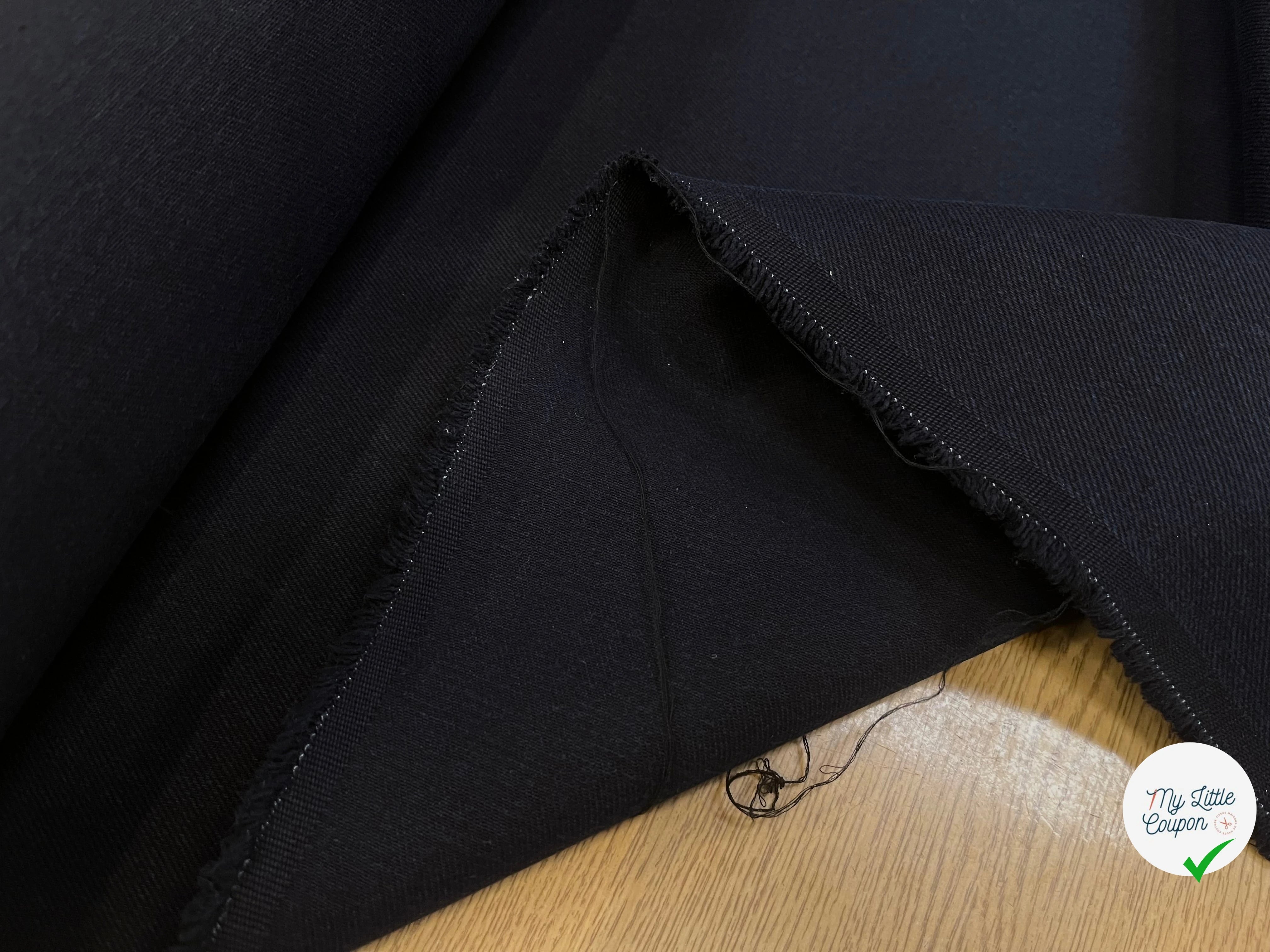DENIM BLEU OCÉAN 100% COTON - My Little Coupon
