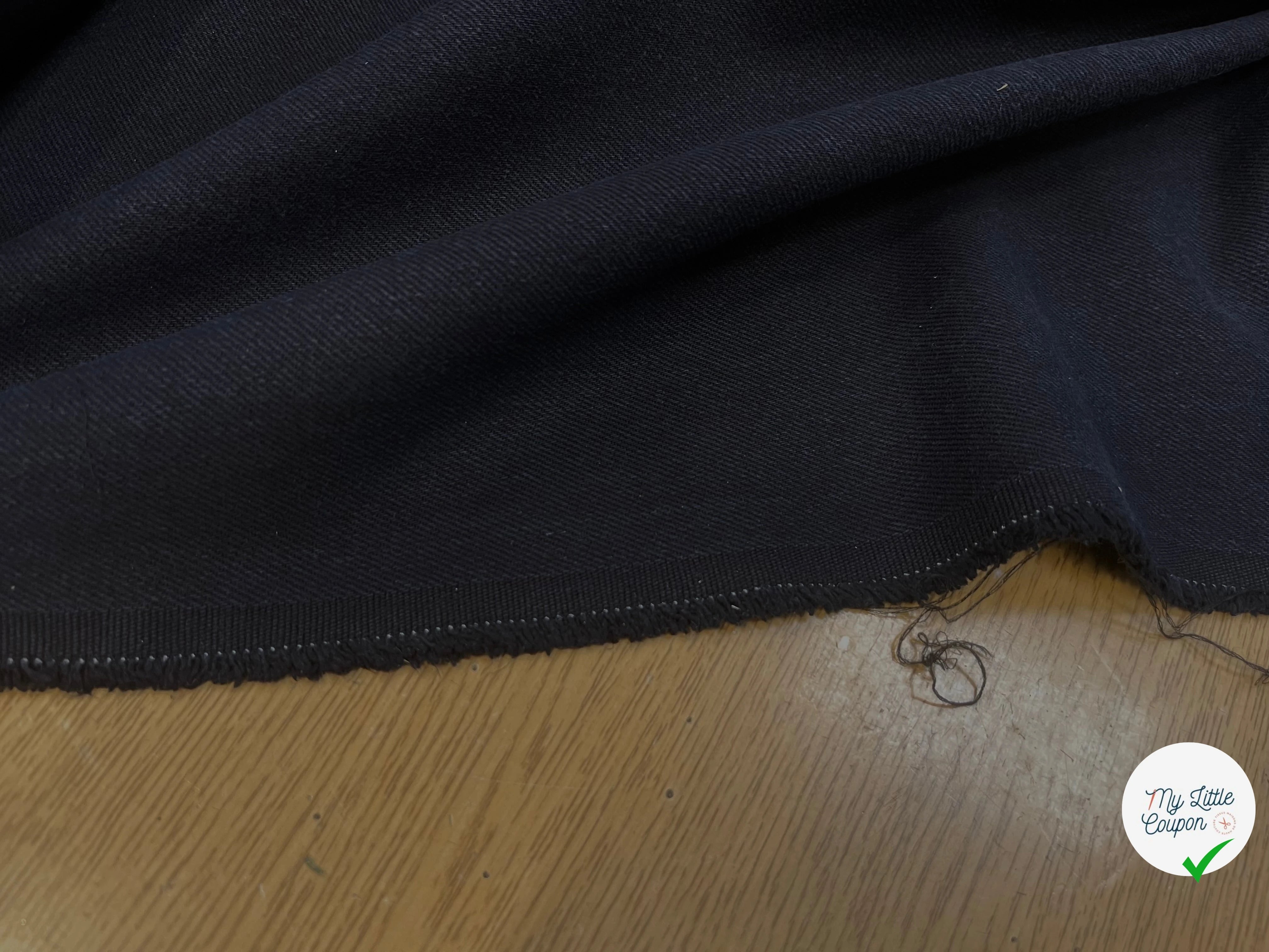 DENIM BLEU OCÉAN 100% COTON - My Little Coupon