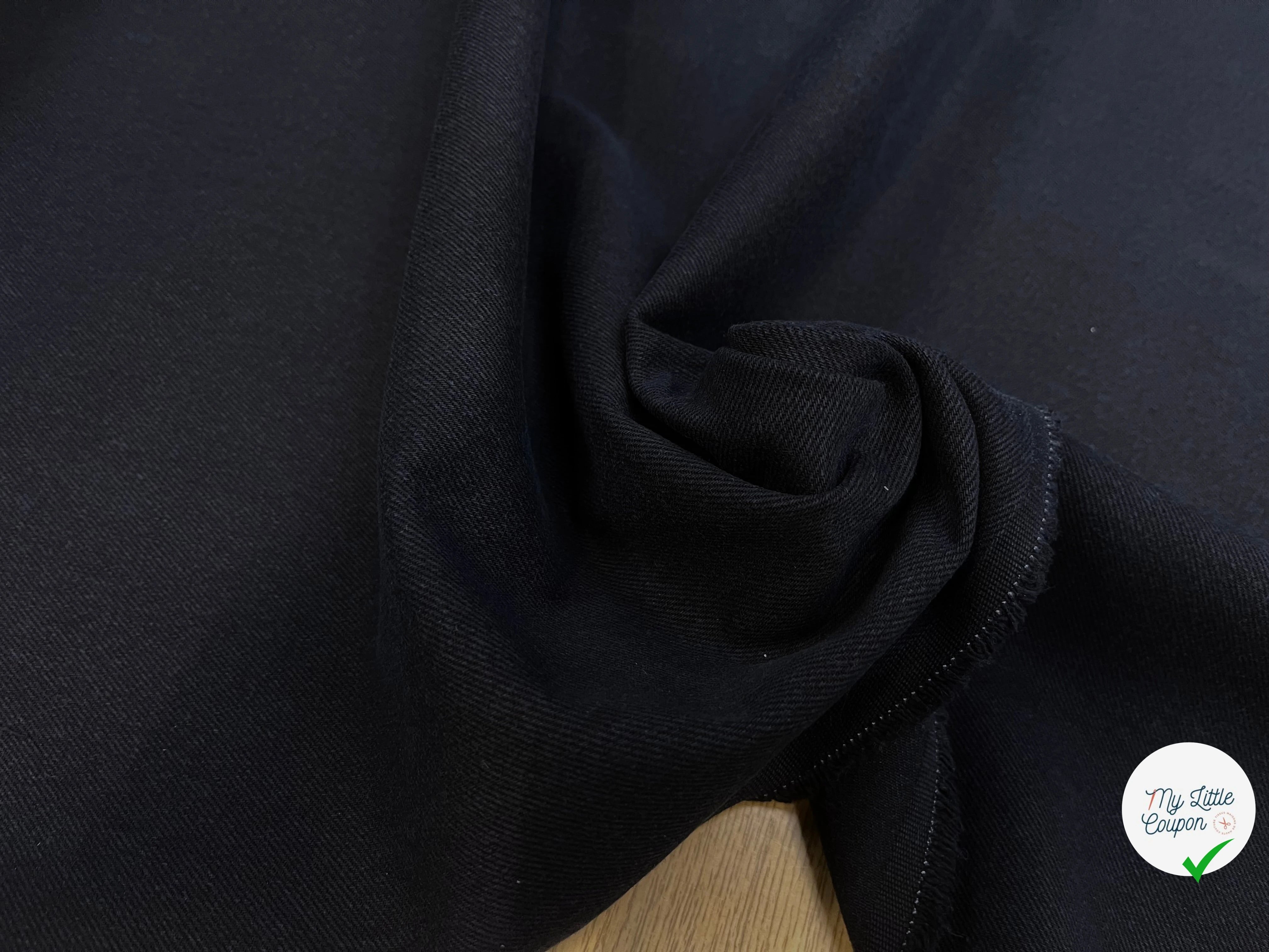 DENIM BLEU OCÉAN 100% COTON - My Little Coupon