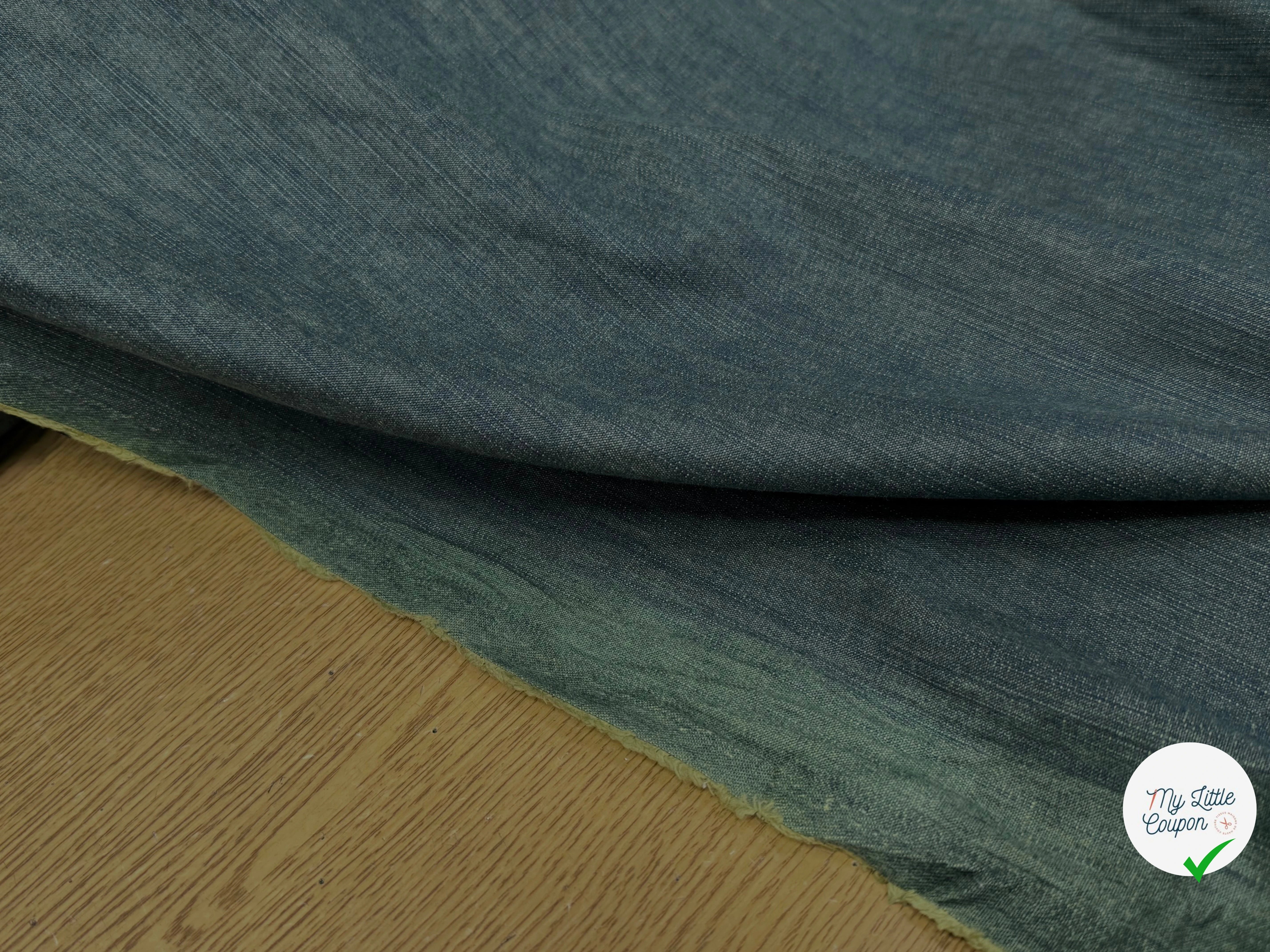 DENIM BLEU VERT COUTURE SUPERBE TENUE - My Little Coupon