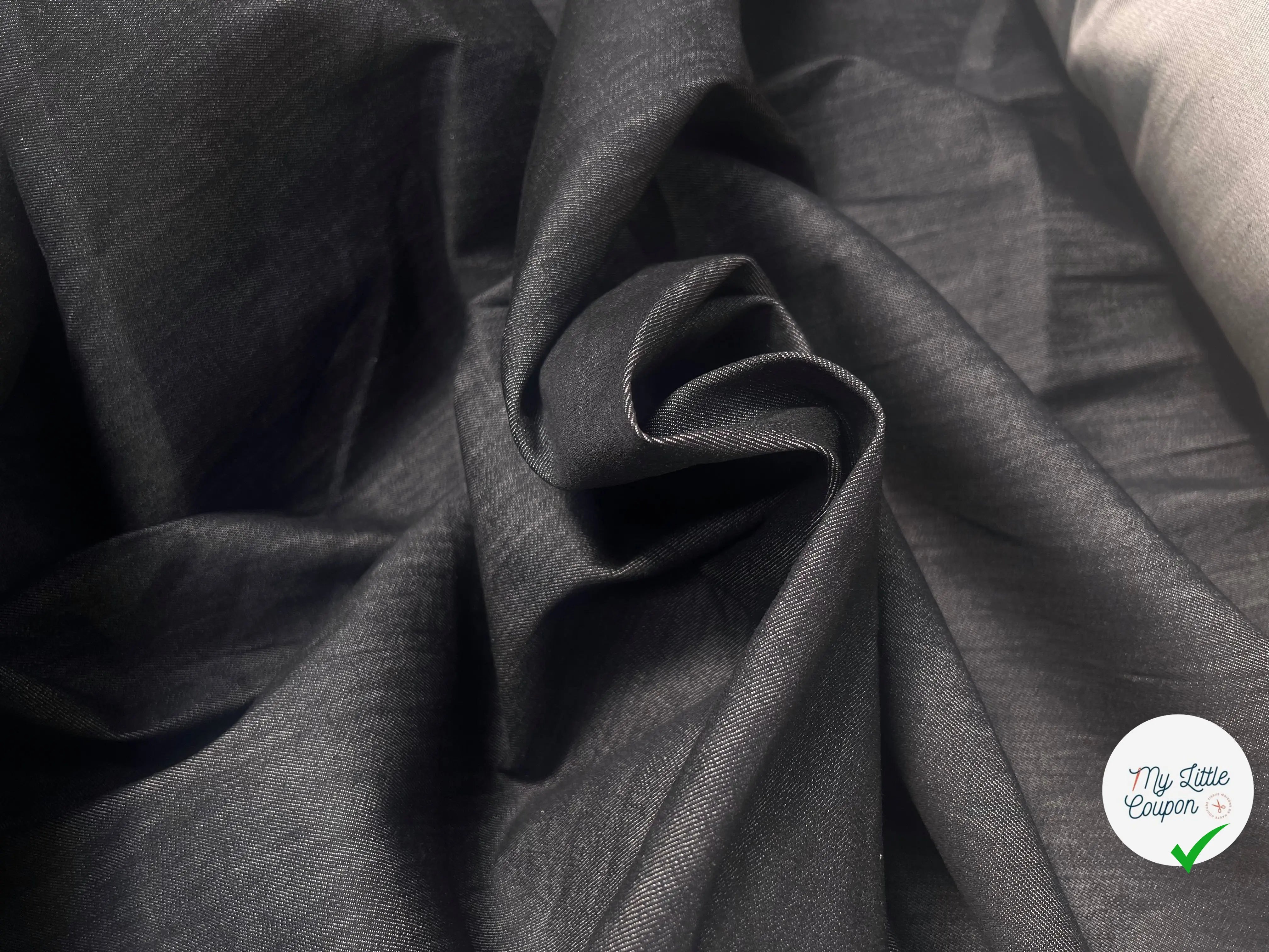 DENIM BRUT NOIR ARDOISESTRETCH - My Little Coupon