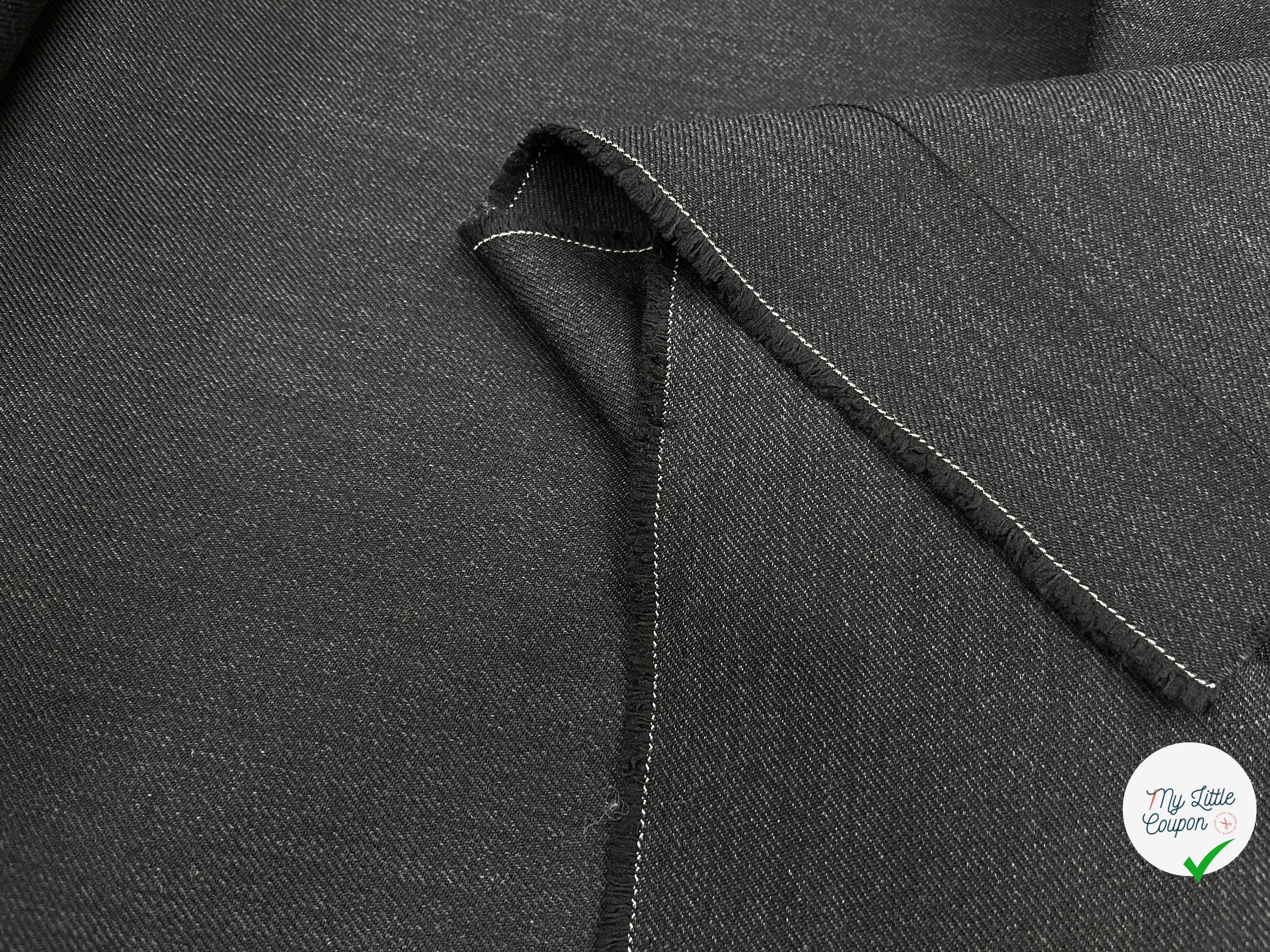 DENIM LAINE DRILL GRIS CHINÉ - My Little Coupon