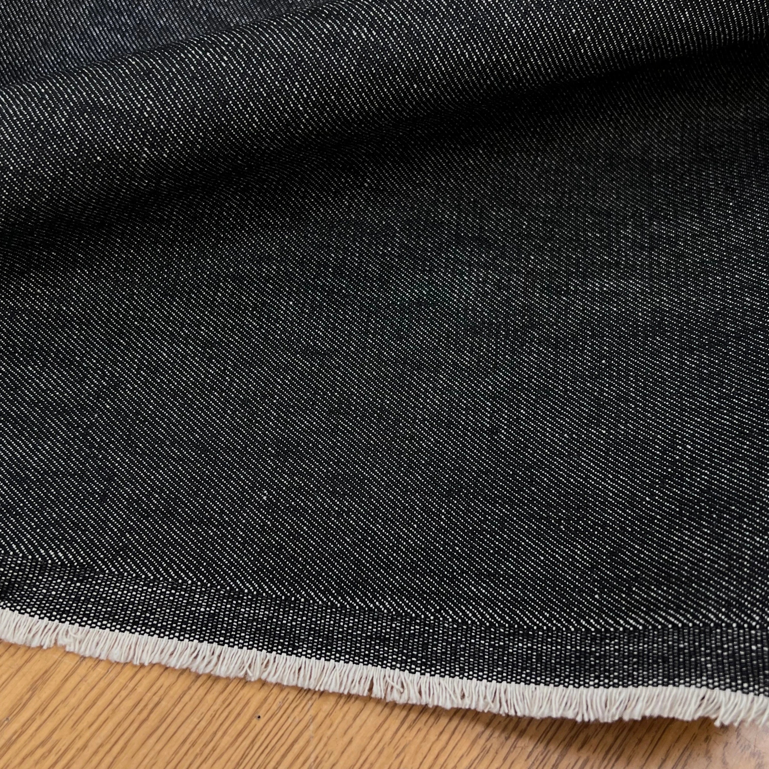 DENIM PRESTIGE SANMERO BLACK 100% COTON - My Little Coupon