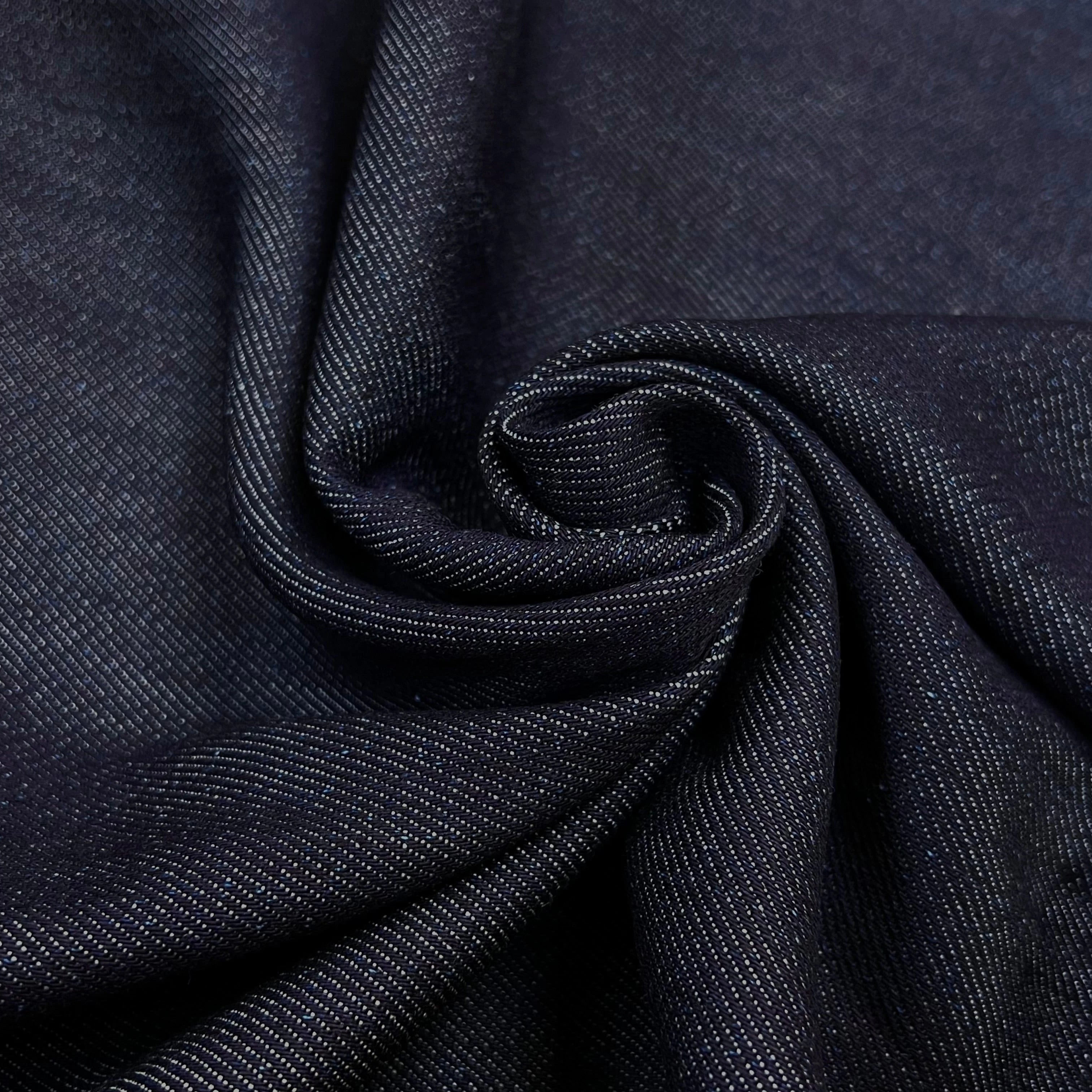 DENIM PRESTIGE SANMERO BLEU NUIT 100% COTON - My Little Coupon