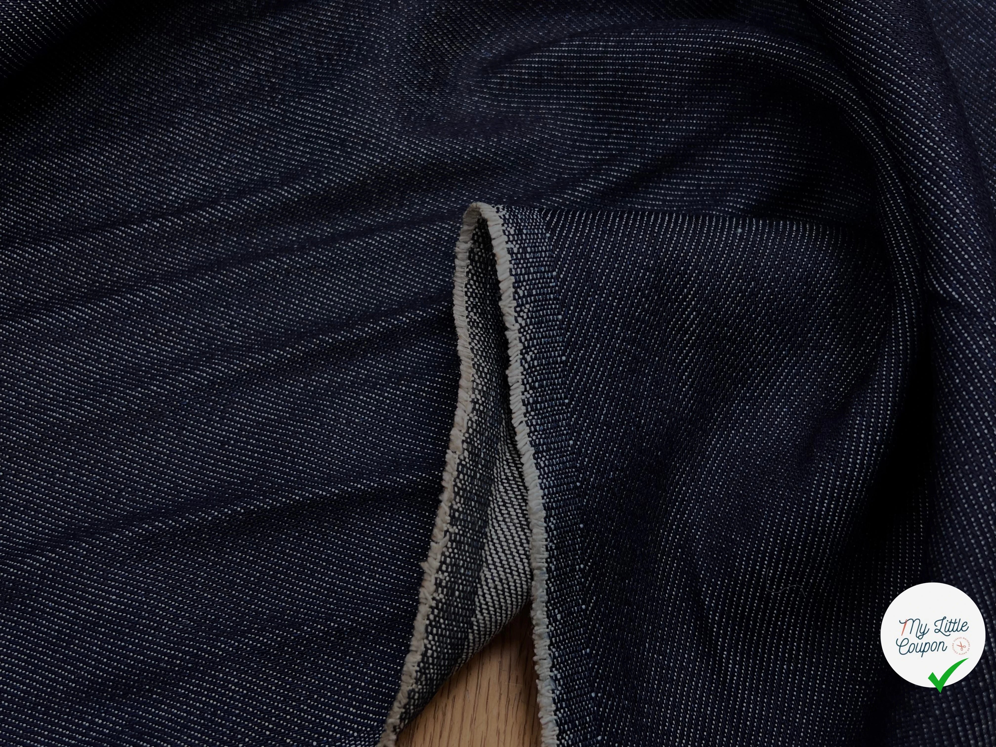 DENIM PRESTIGE SANMERO BLEU NUIT 100% COTON - My Little Coupon