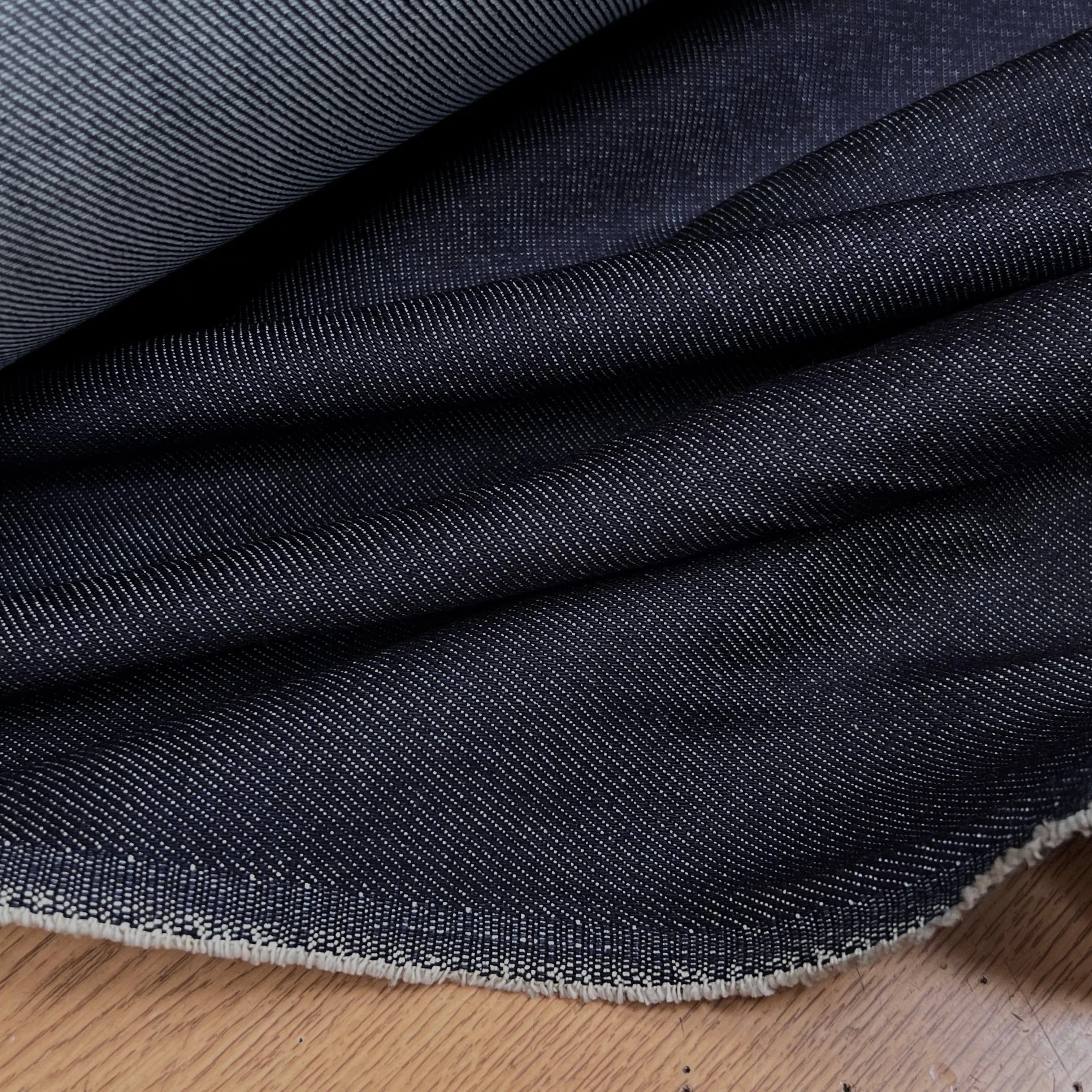 DENIM PRESTIGE SANMERO BLEU NUIT 100% COTON - My Little Coupon