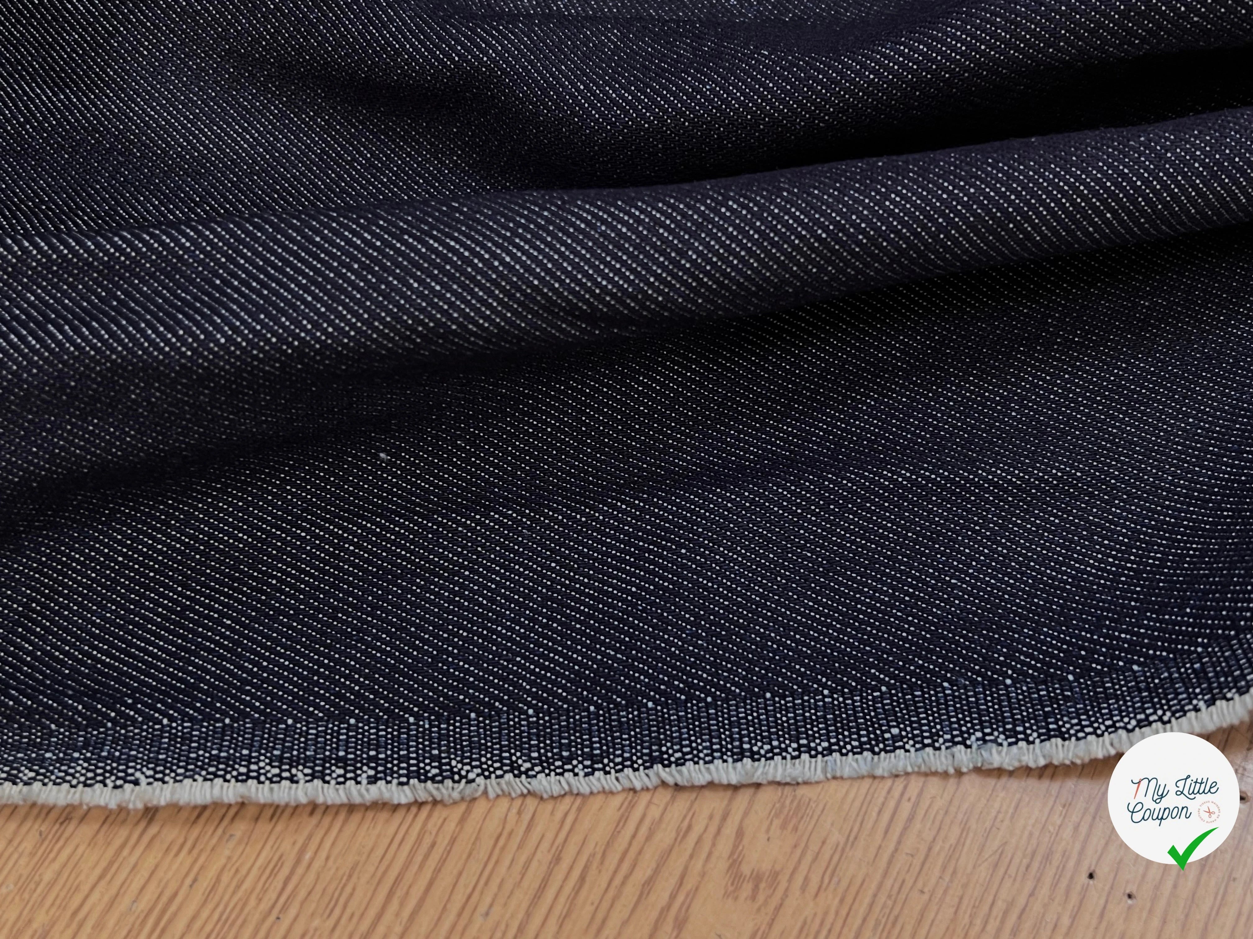 DENIM PRESTIGE SANMERO BLEU NUIT 100% COTON - My Little Coupon