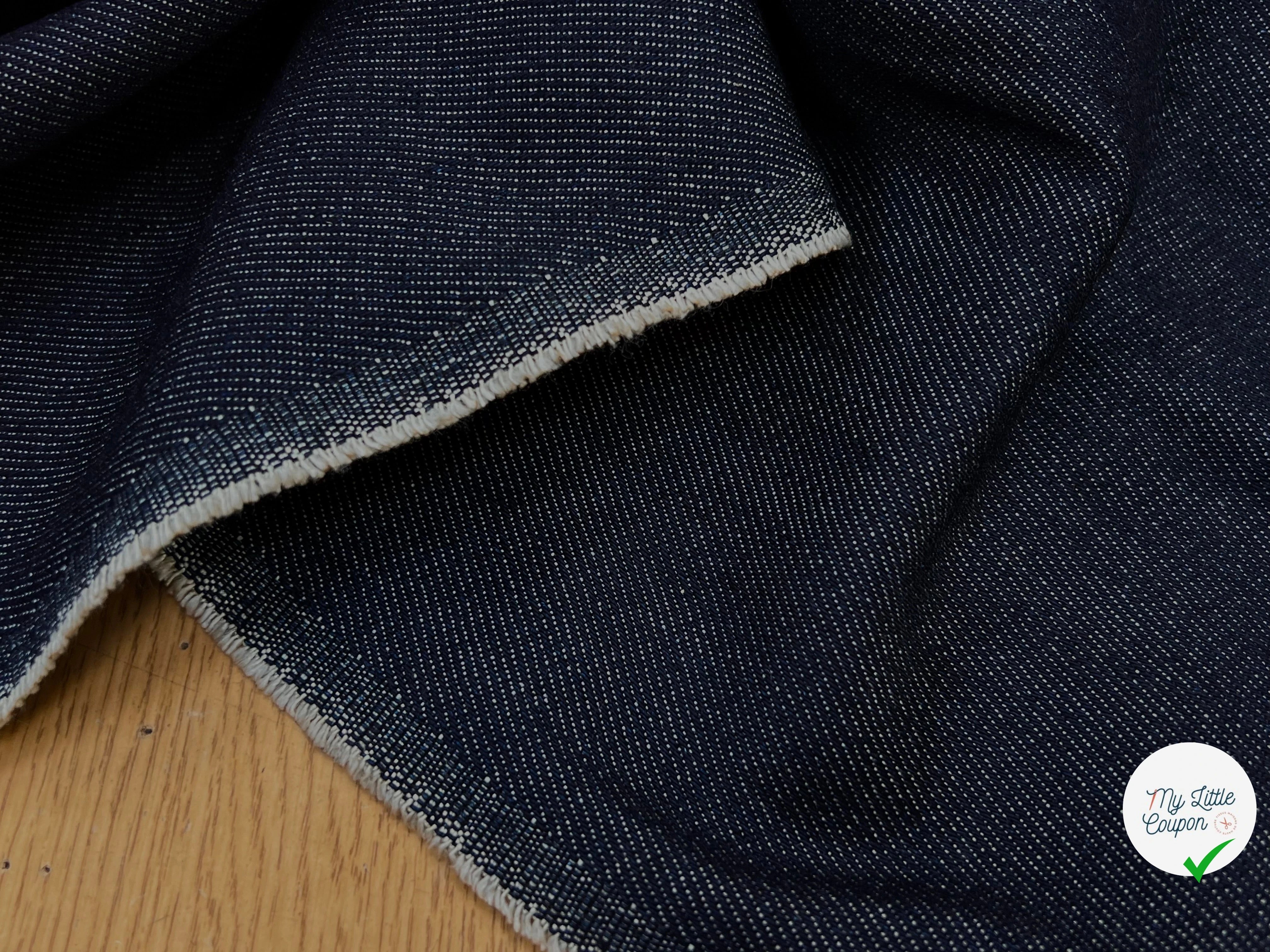 DENIM PRESTIGE SANMERO BLEU NUIT 100% COTON - My Little Coupon