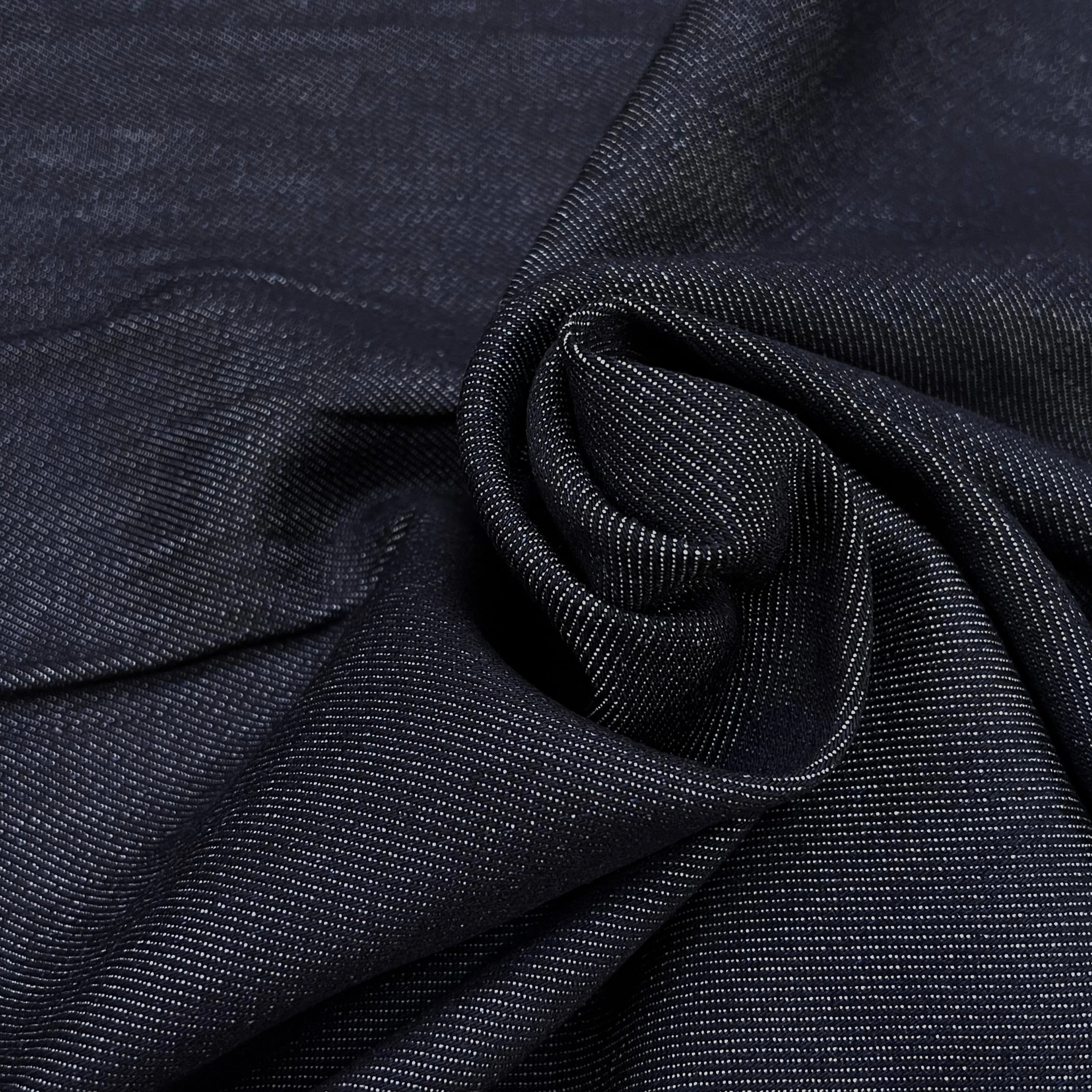 DENIM PRESTIGE SANMERO BLEU NUIT 100% COTON - My Little Coupon