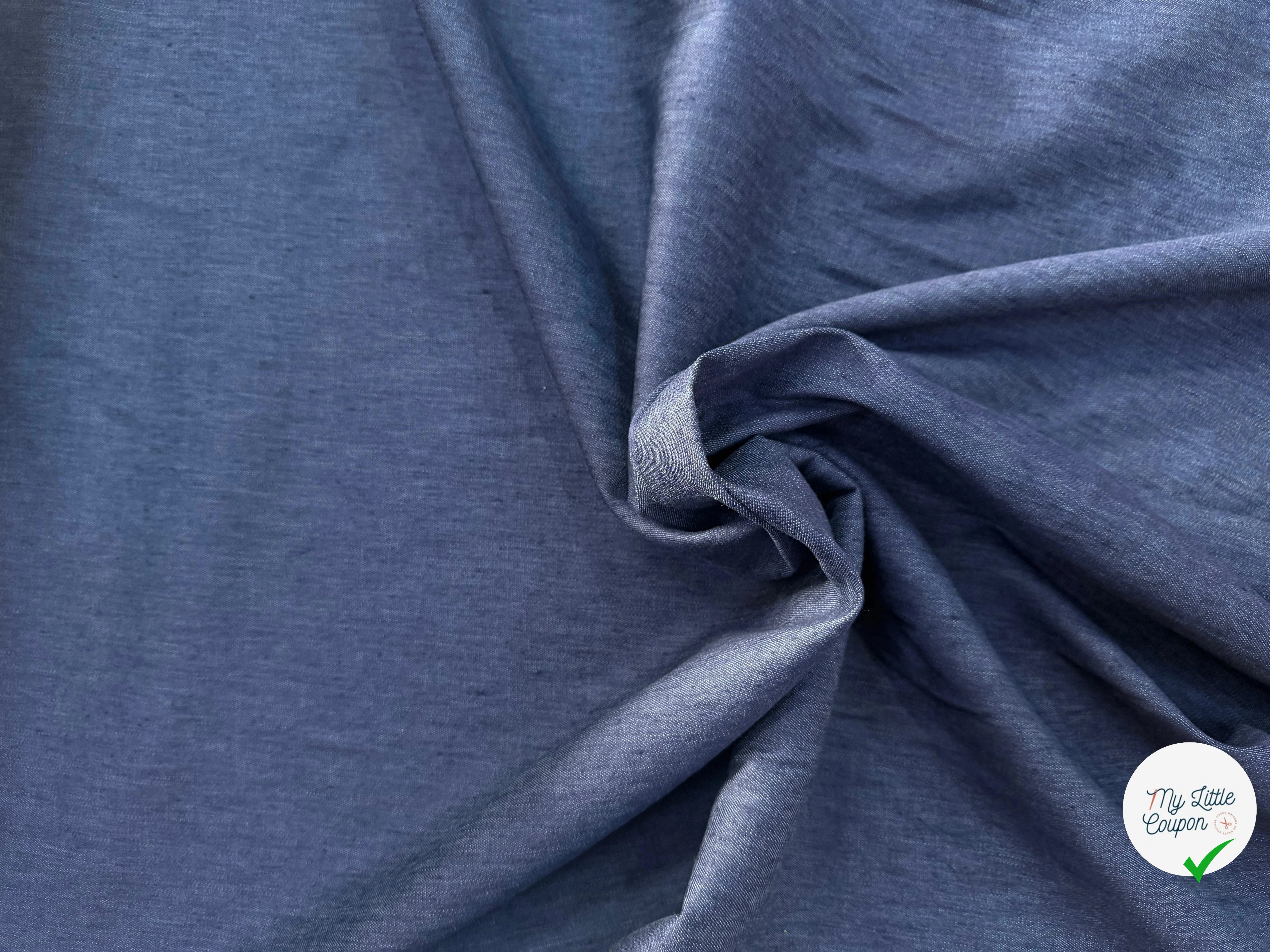 DENIM STRETCH BLEU 135 COTON - My Little Coupon