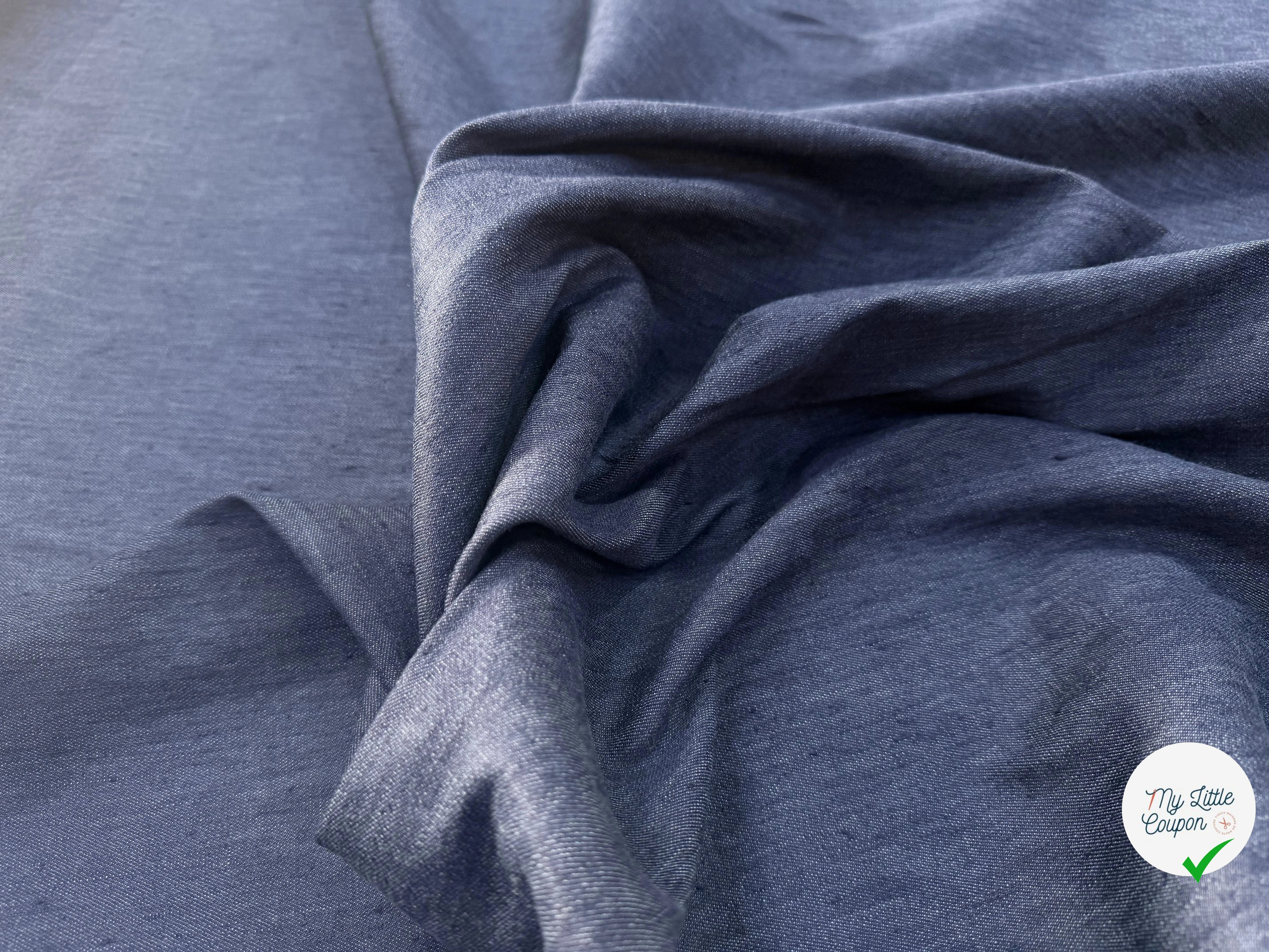 DENIM STRETCH BLEU 135 COTON - My Little Coupon