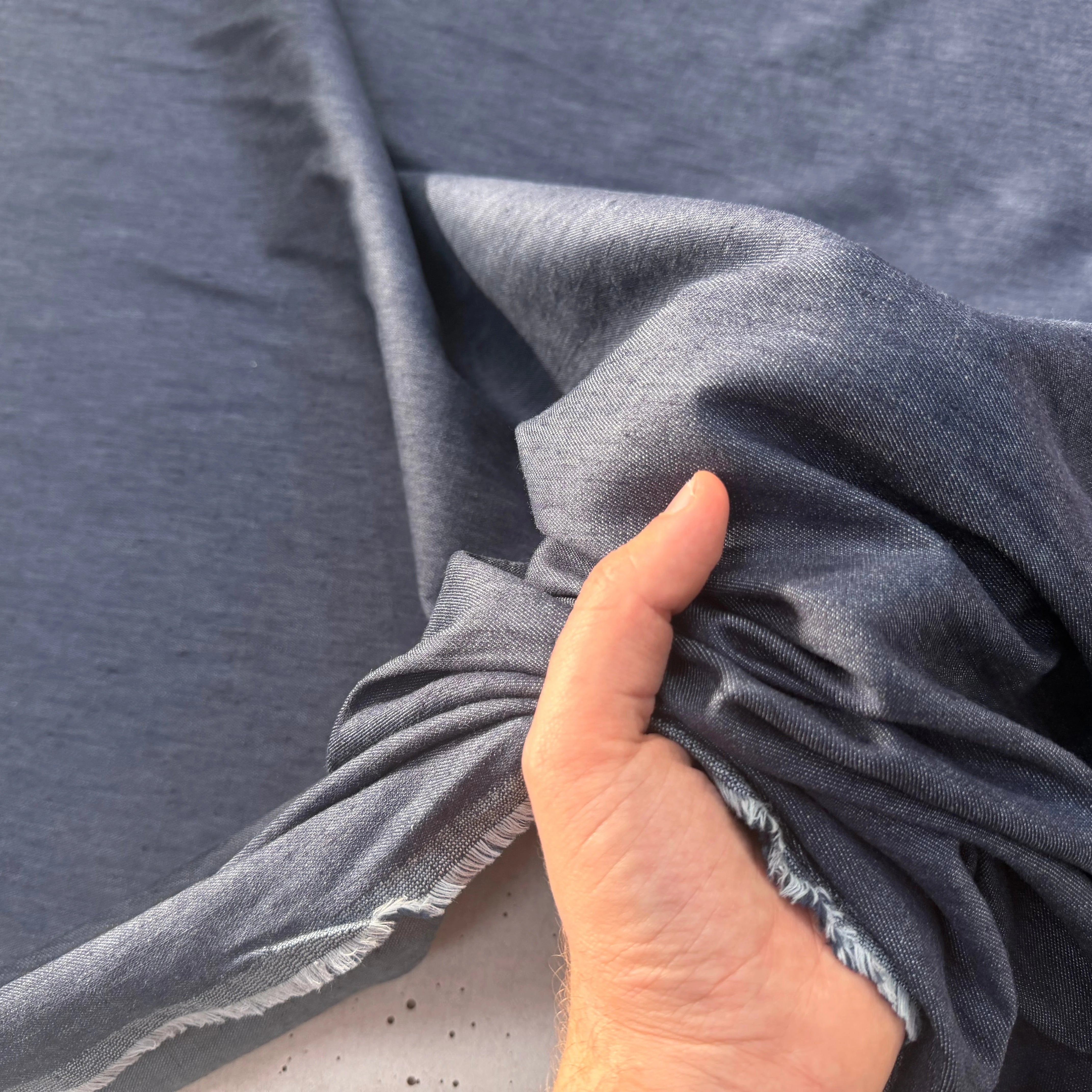 DENIM STRETCH BLEU 135 COTON - My Little Coupon