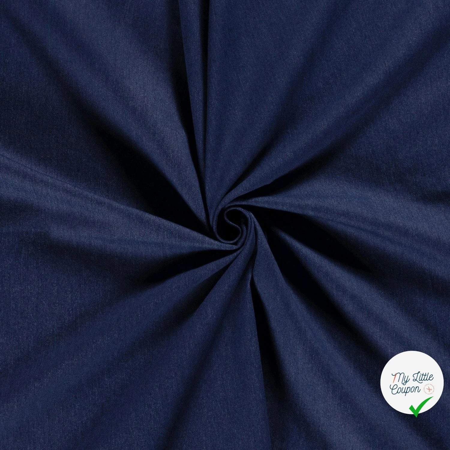 DENIM STRETCH PRÉ-LAVÉ INDIGO 70% COTON - My Little Coupon