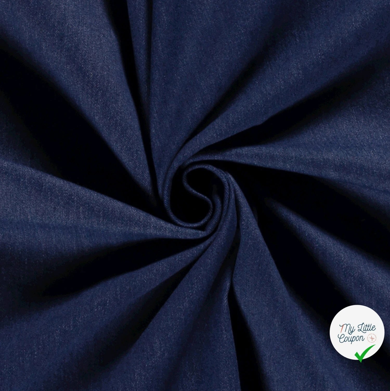 DENIM STRETCH PRÉ-LAVÉ INDIGO 70% COTON - My Little Coupon