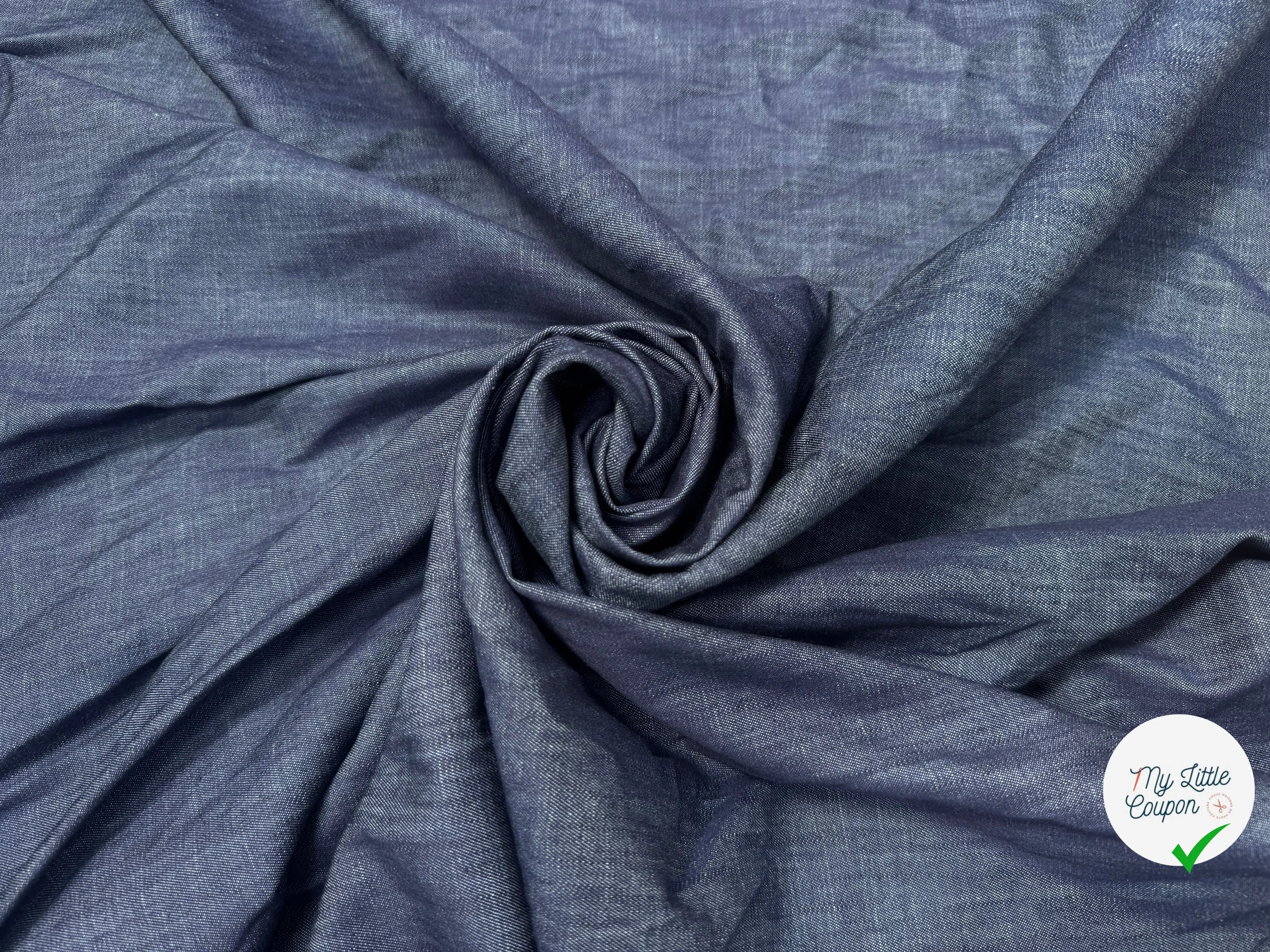 DENIM UNI BLEU NAVY - My Little Coupon