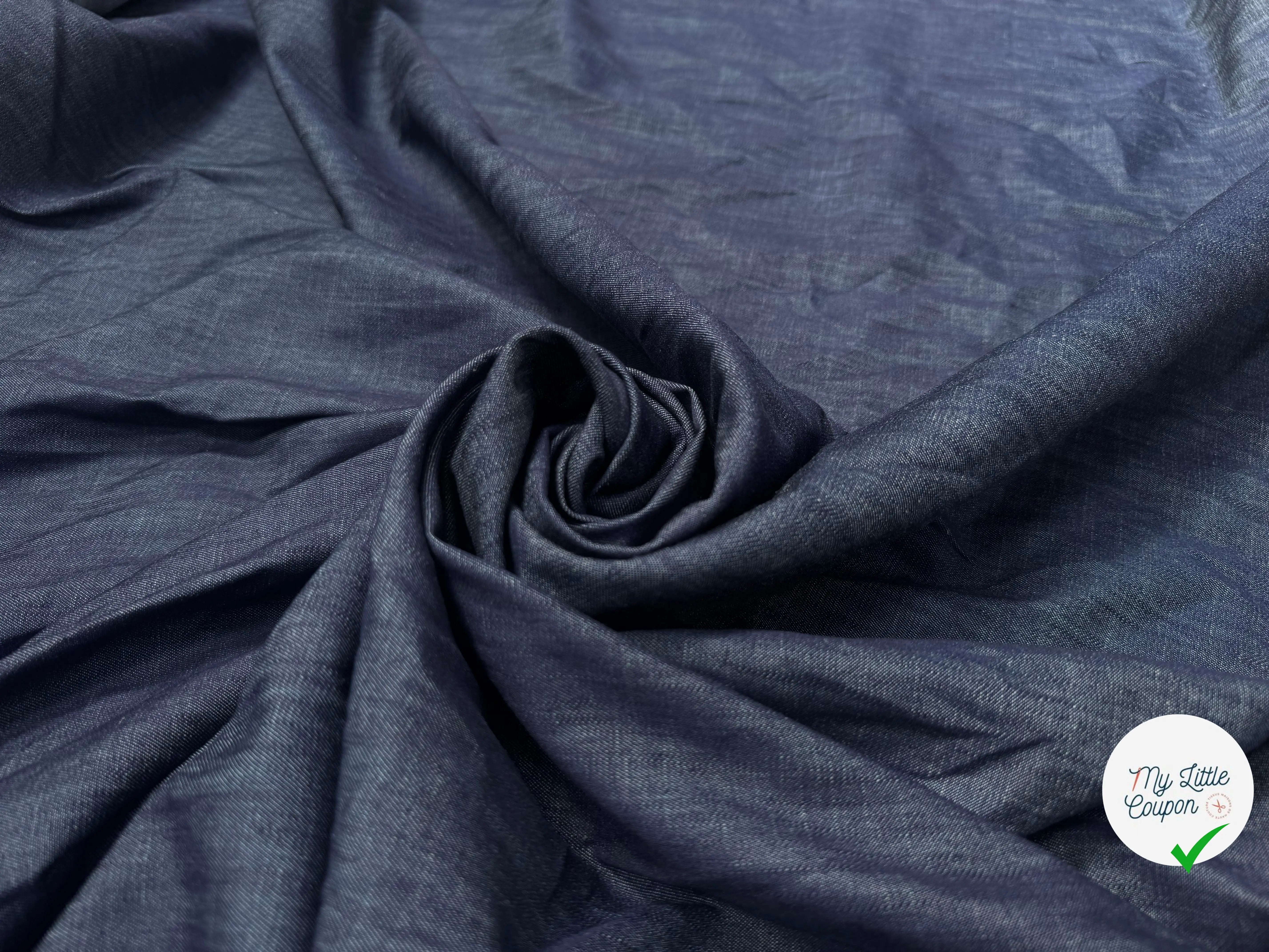 DENIM UNI BLEU NAVY - My Little Coupon