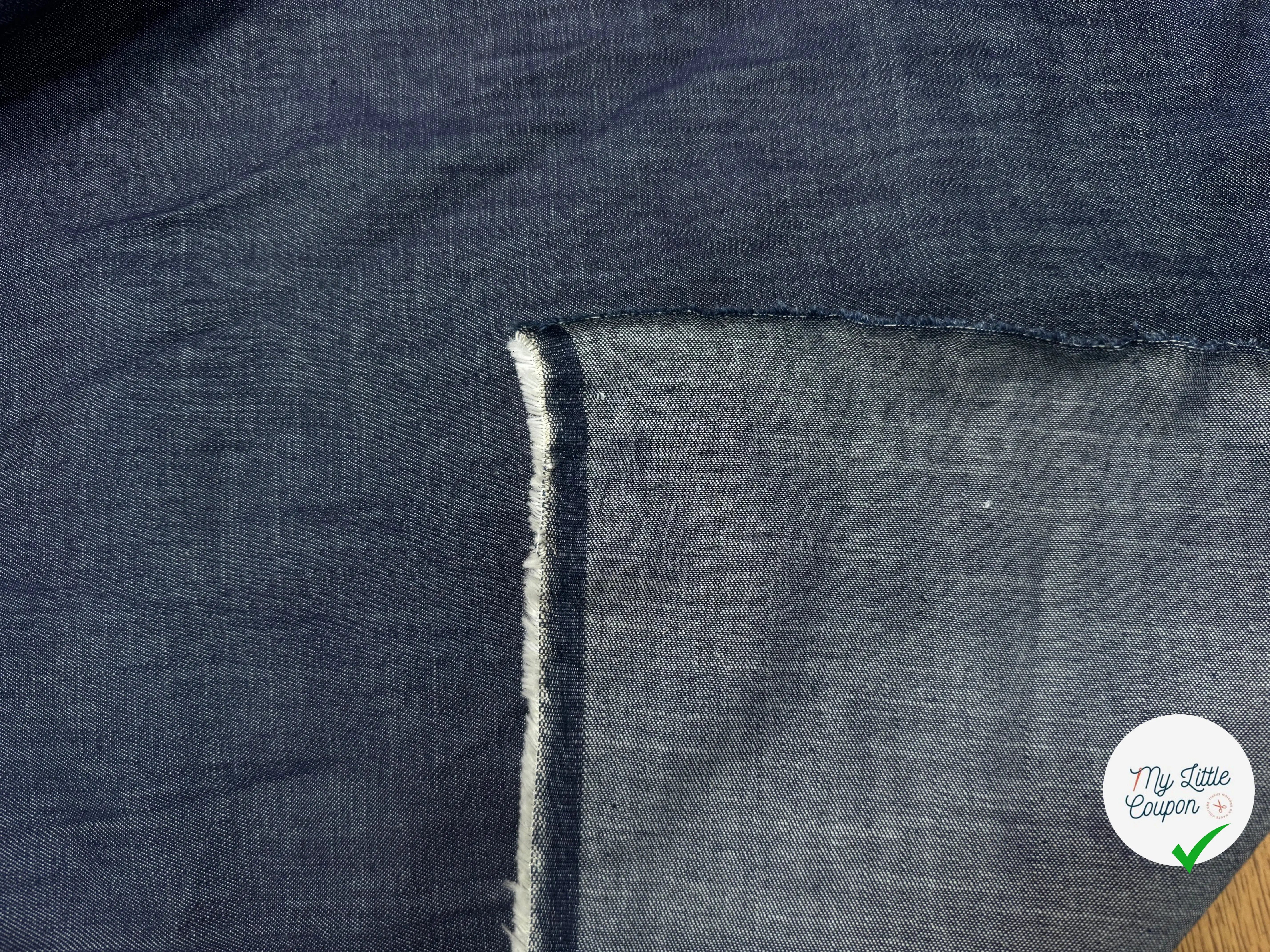 DENIM UNI BLEU NAVY - My Little Coupon