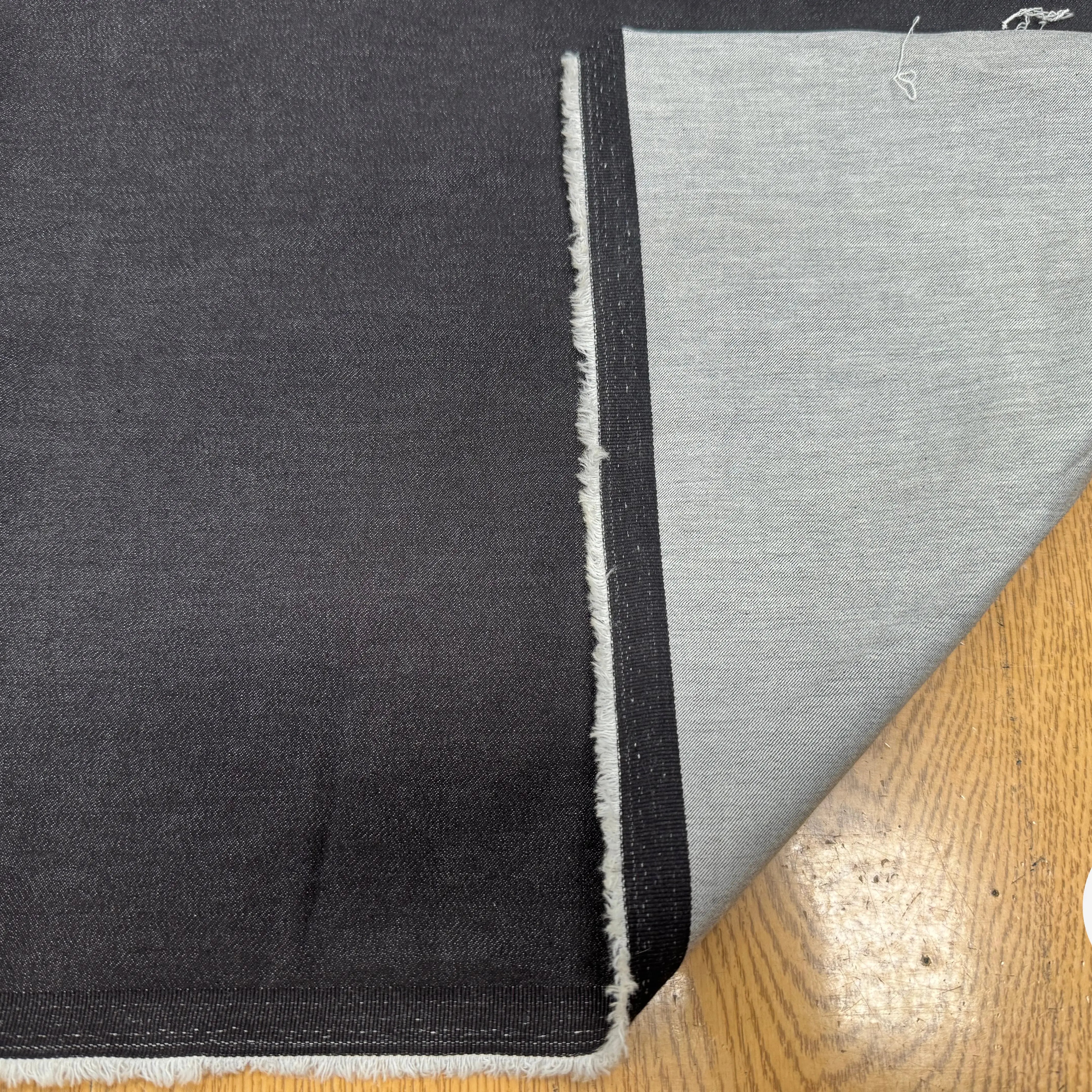 DENIM UNI NOIR ULTRA STRETCH - My Little Coupon