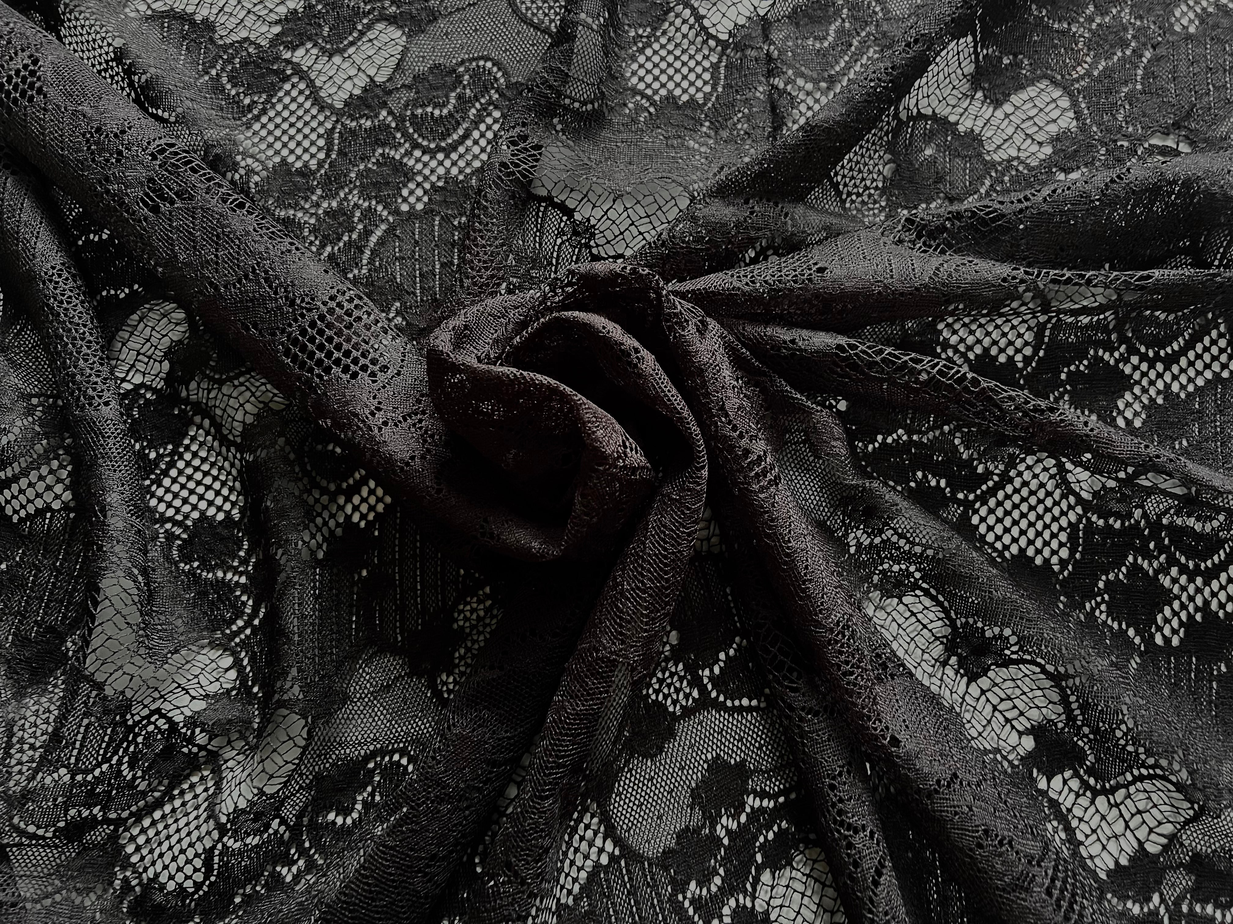 DENTELLE A FLEUR NOIR - My Little Coupon