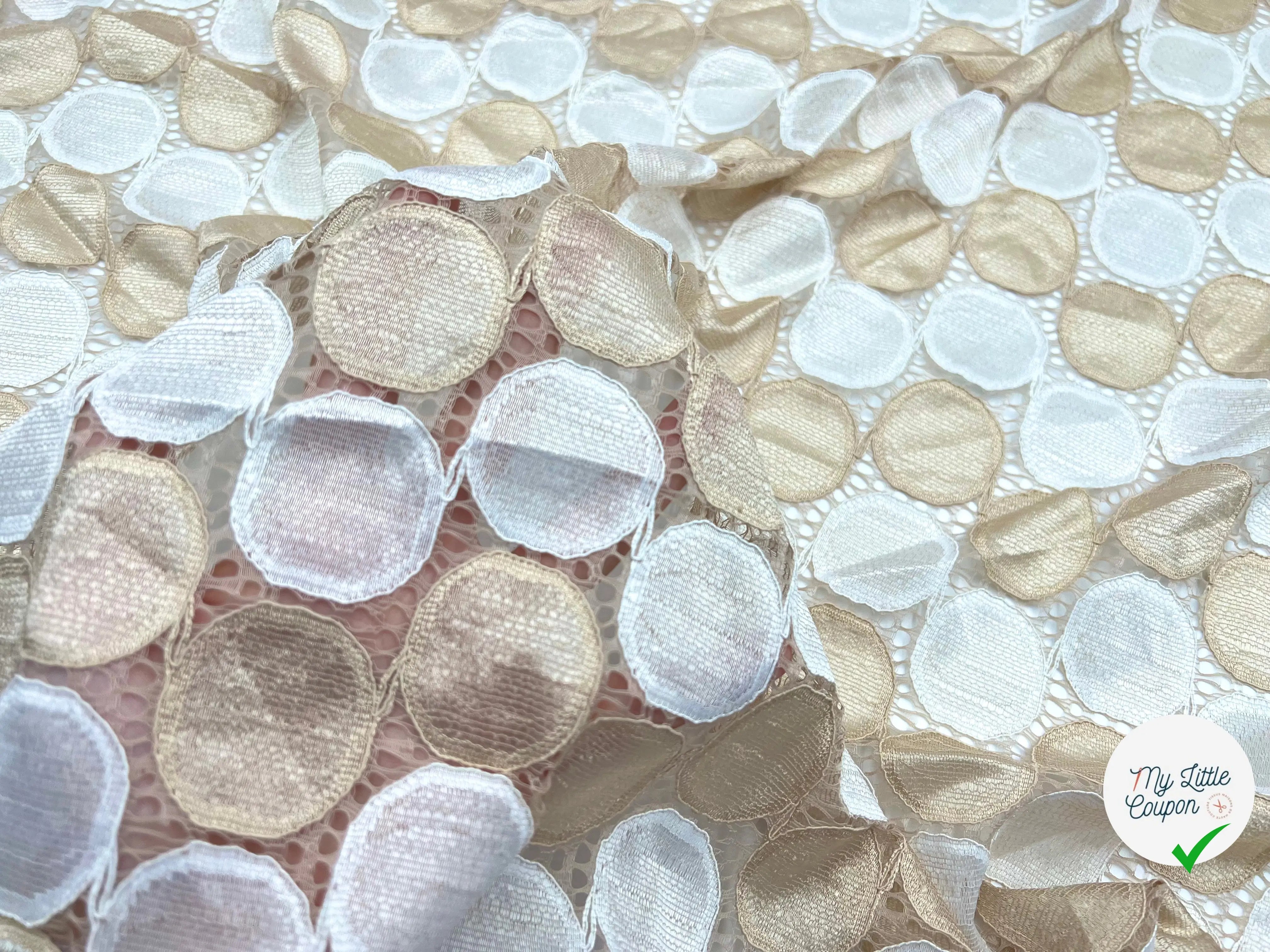 DENTELLE CERCLES LUNAIRES MAJESTUEUX - My Little Coupon - tissu - coudre