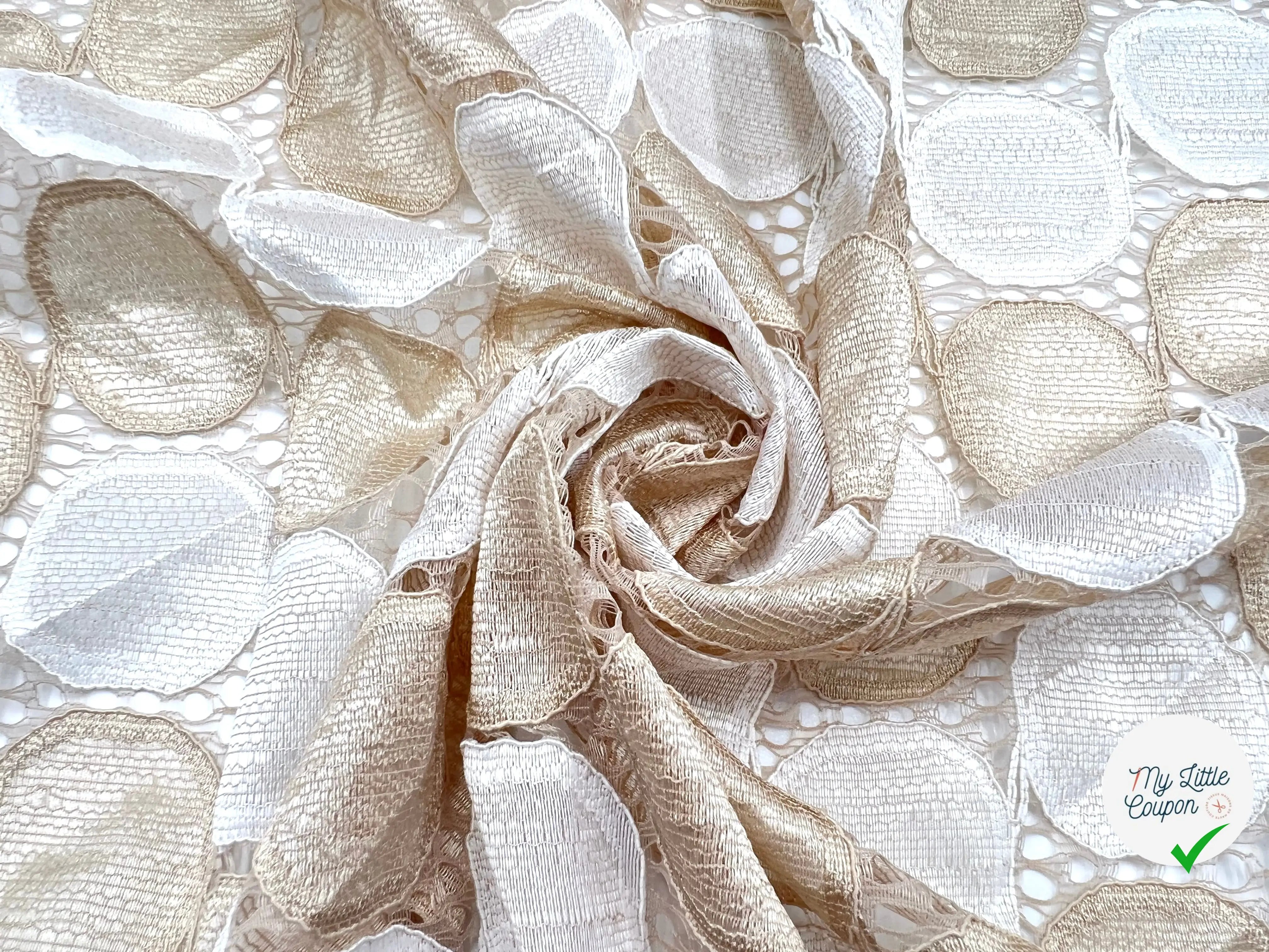 DENTELLE CERCLES LUNAIRES MAJESTUEUX - My Little Coupon - tissu - coudre