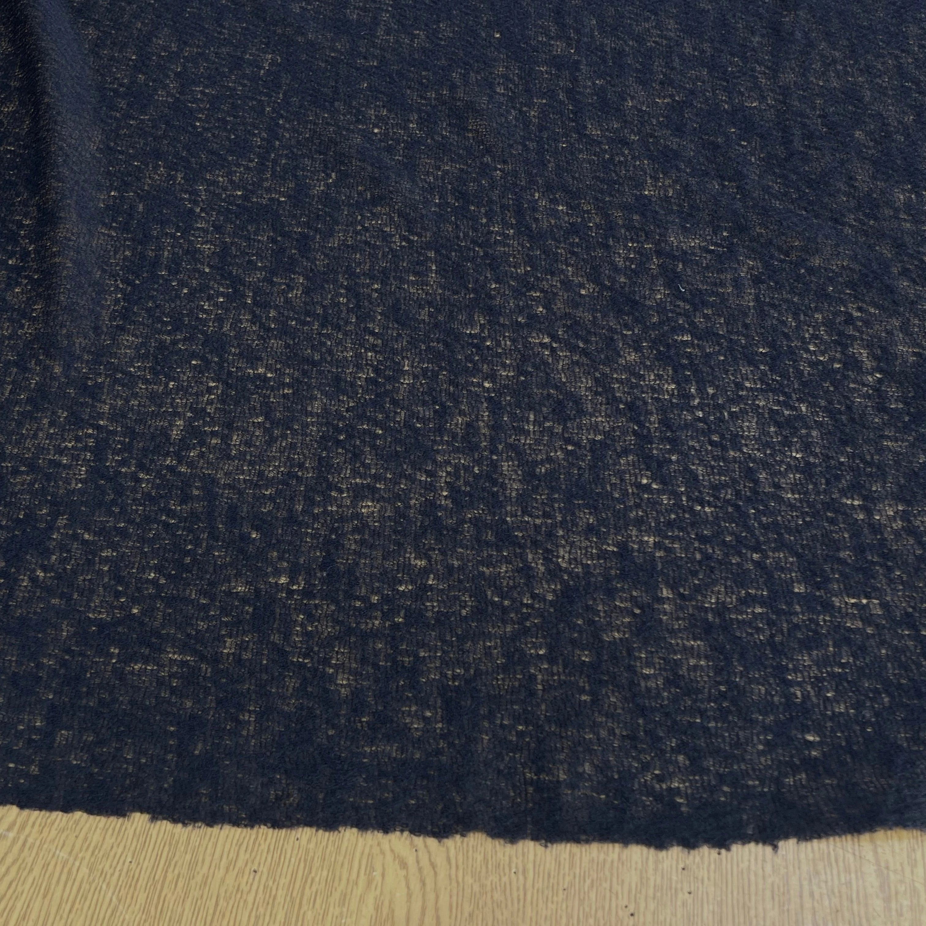 DENTELLE CHARMILLE LAINE MERINOS BLEU MARINE - My Little Coupon