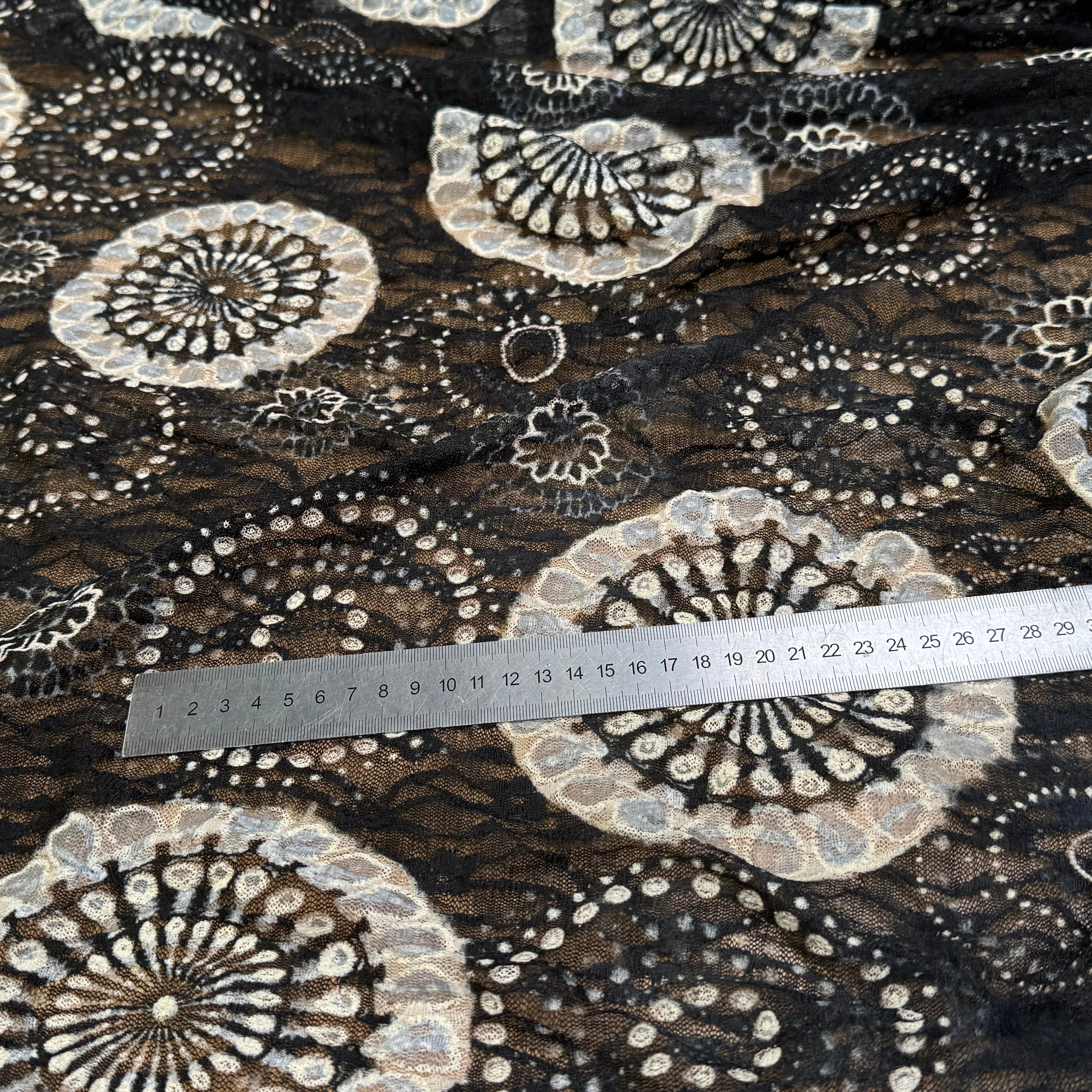 DENTELLE COQUILLAGE ÉCRU NOIR - My Little Coupon