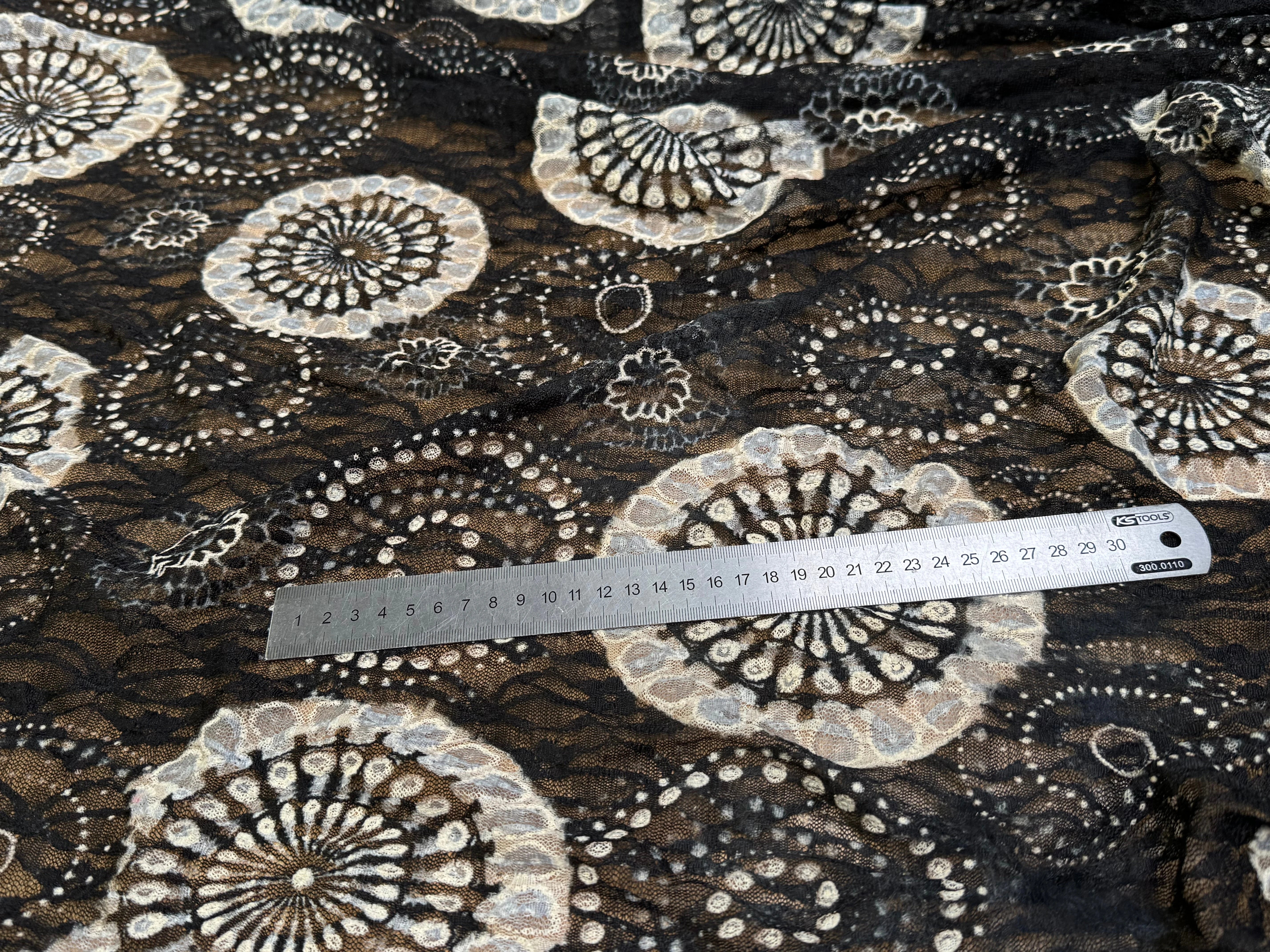 DENTELLE COQUILLAGE ÉCRU NOIR - My Little Coupon