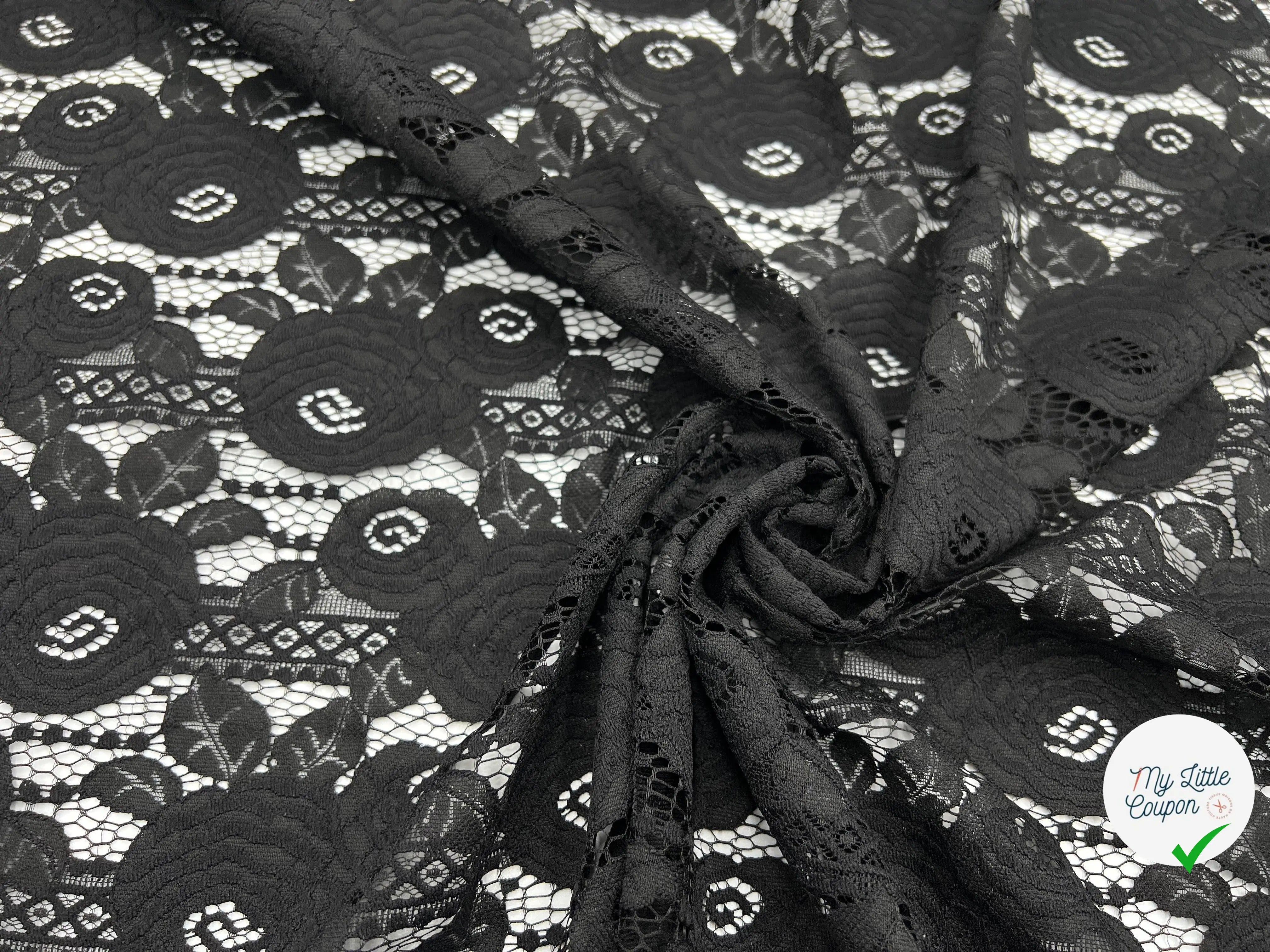 DENTELLE FLEUR DE MYSTÈRE - My Little Coupon - tissu - coudre